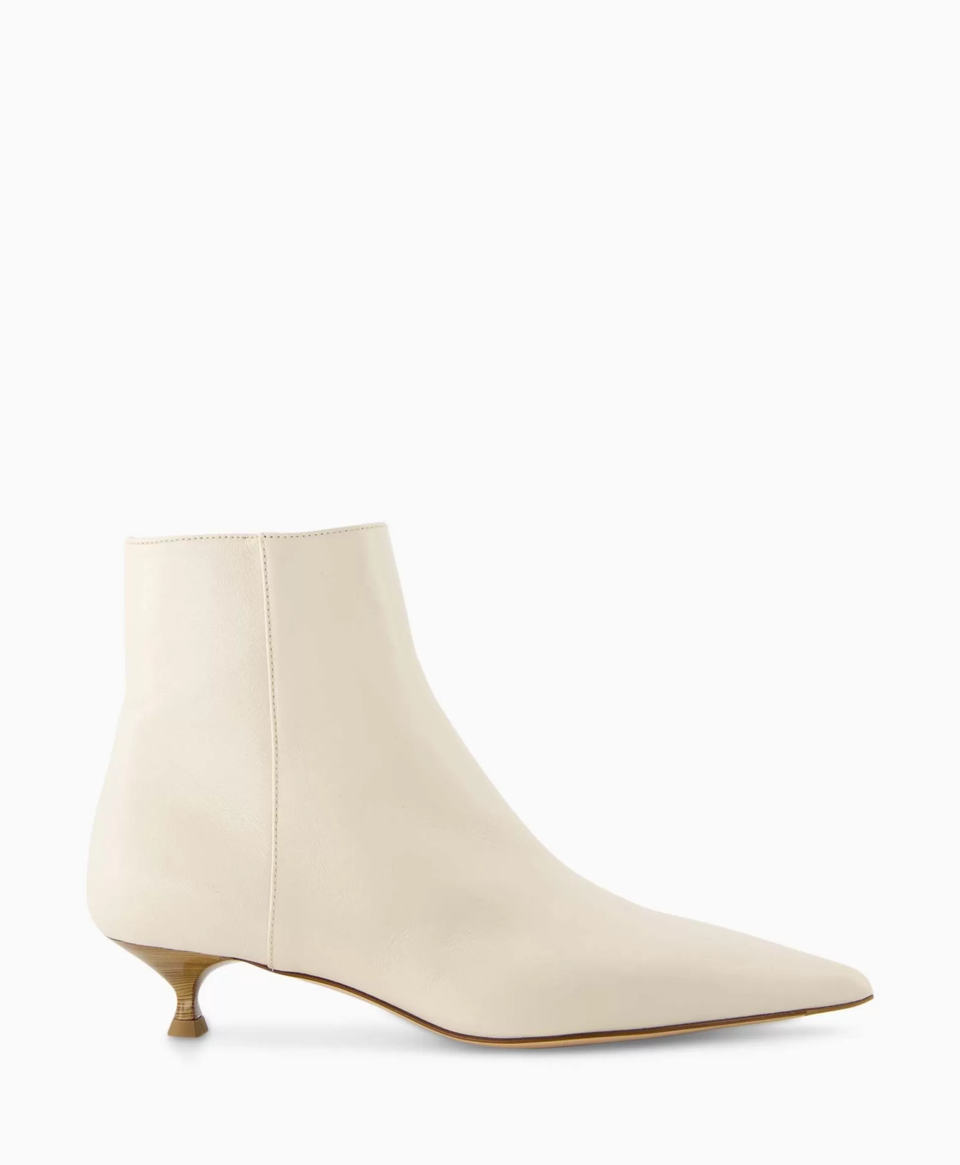 Online Enkellaars Lenor Bootie Off White Dames Laarzen