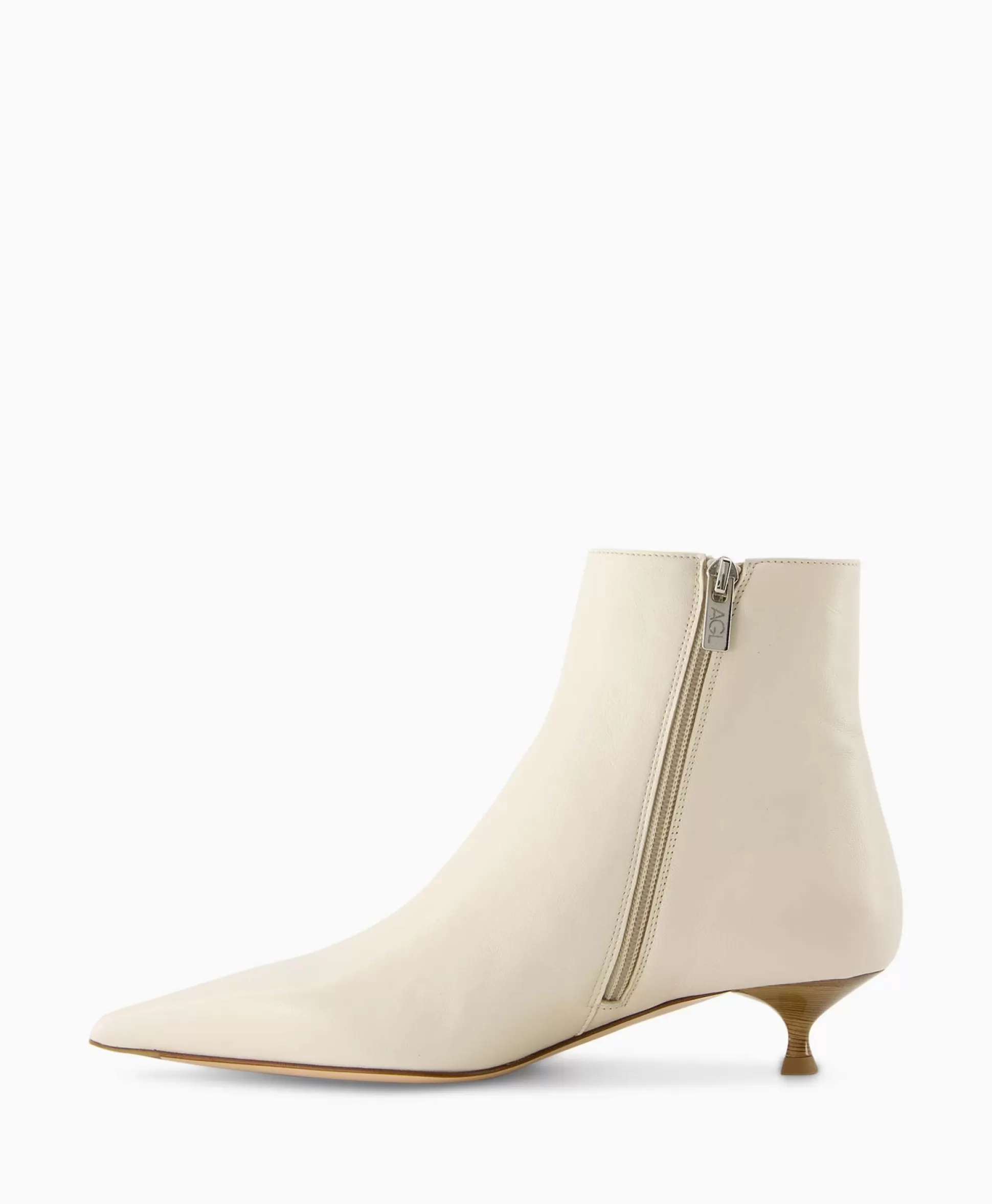 Online Enkellaars Lenor Bootie Off White Dames Laarzen