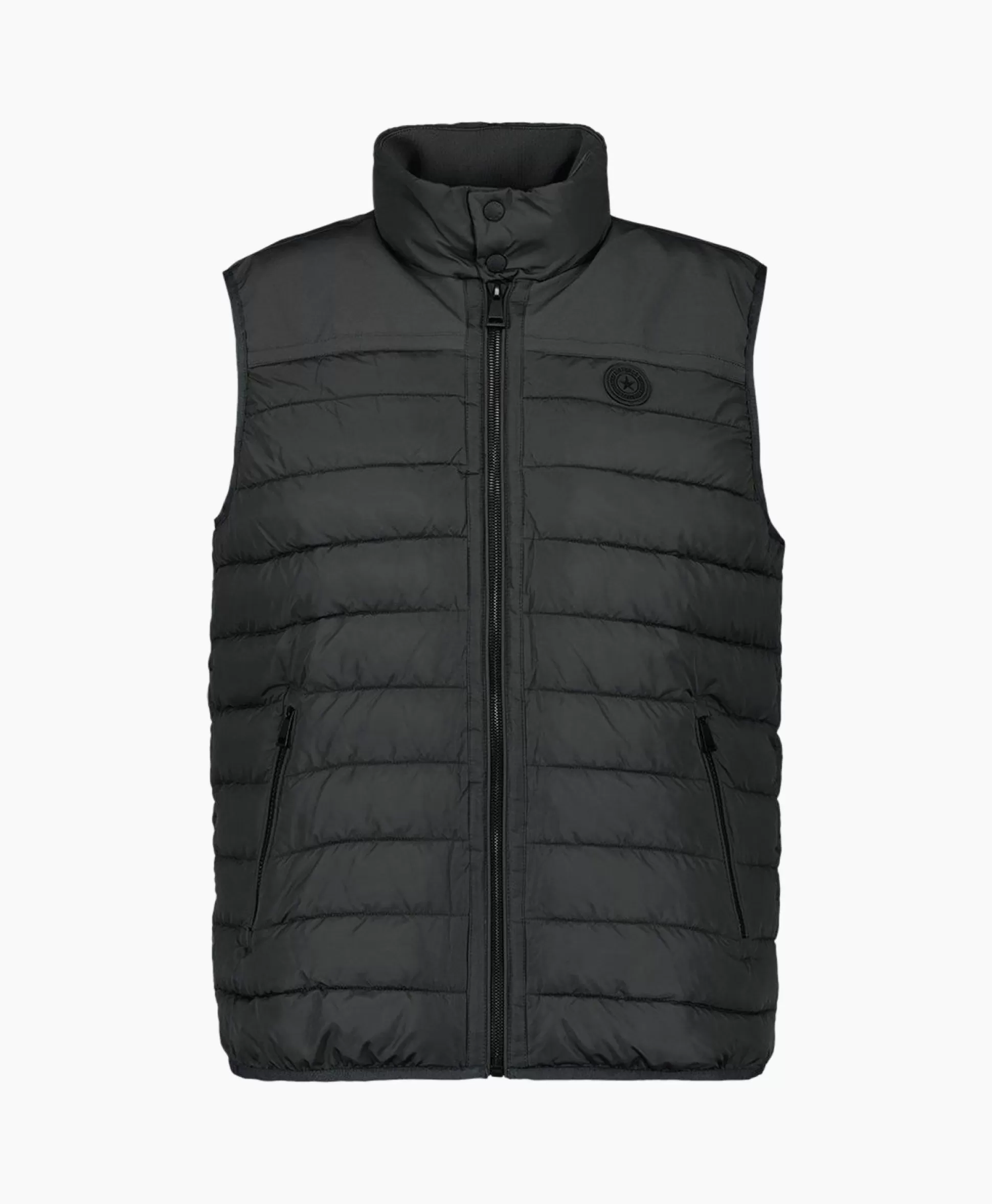 Cheap Bodywarmer Padded Donkergrijs Heren Jassen