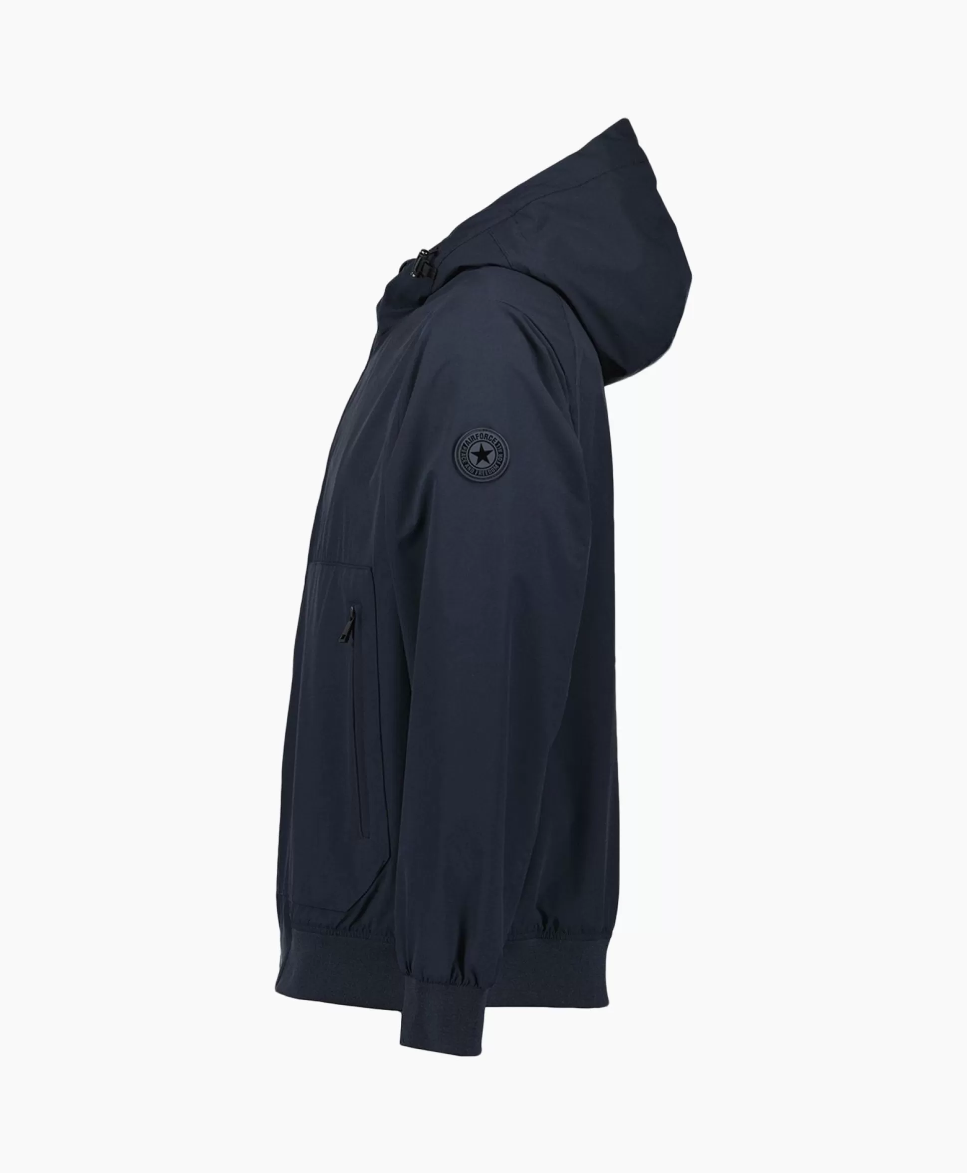 Store Jack Hooded Four-Way Stretch Donker Blauw Heren Jassen