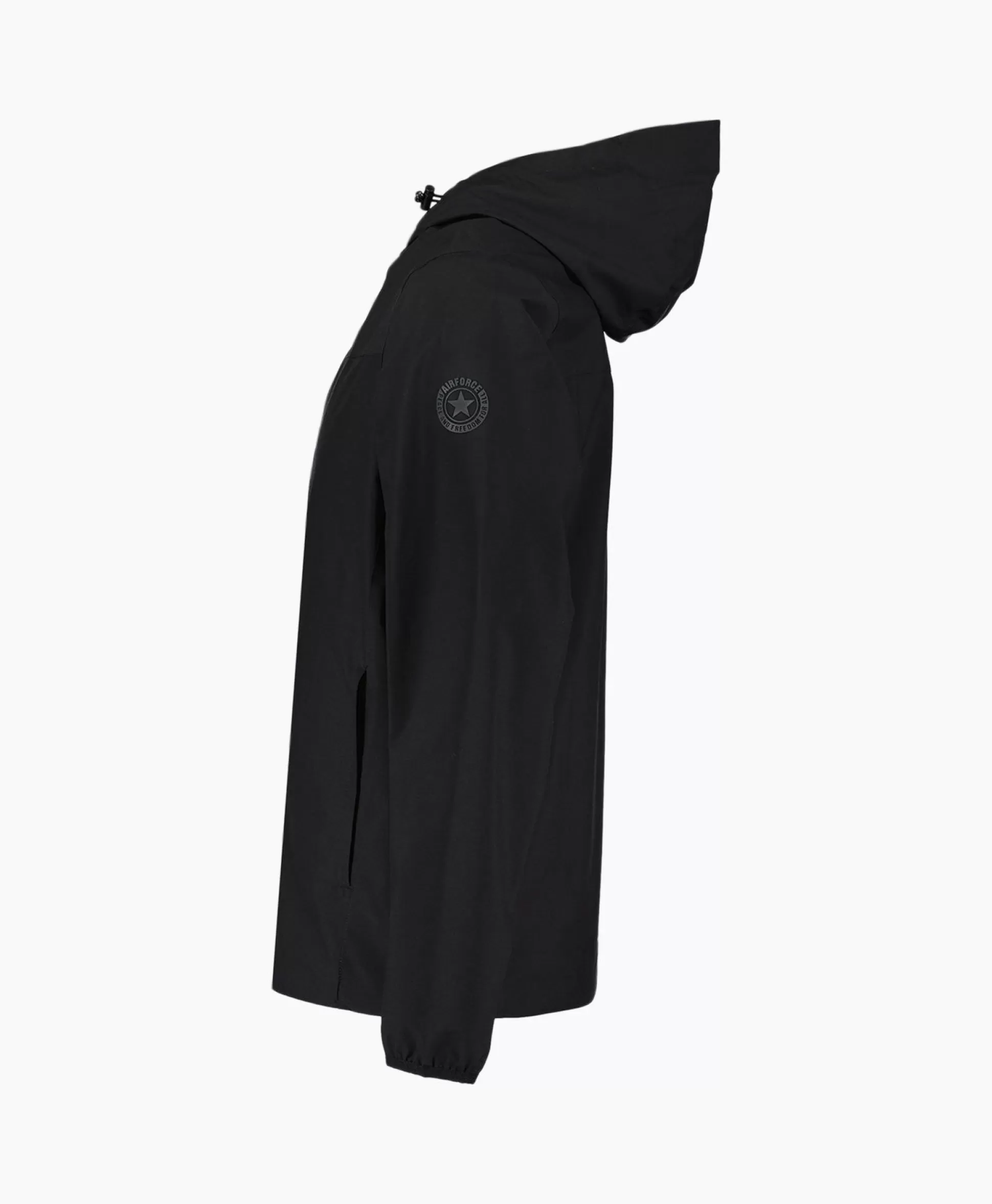 Cheap Jack Lightweight Hooded Zwart Heren Jassen