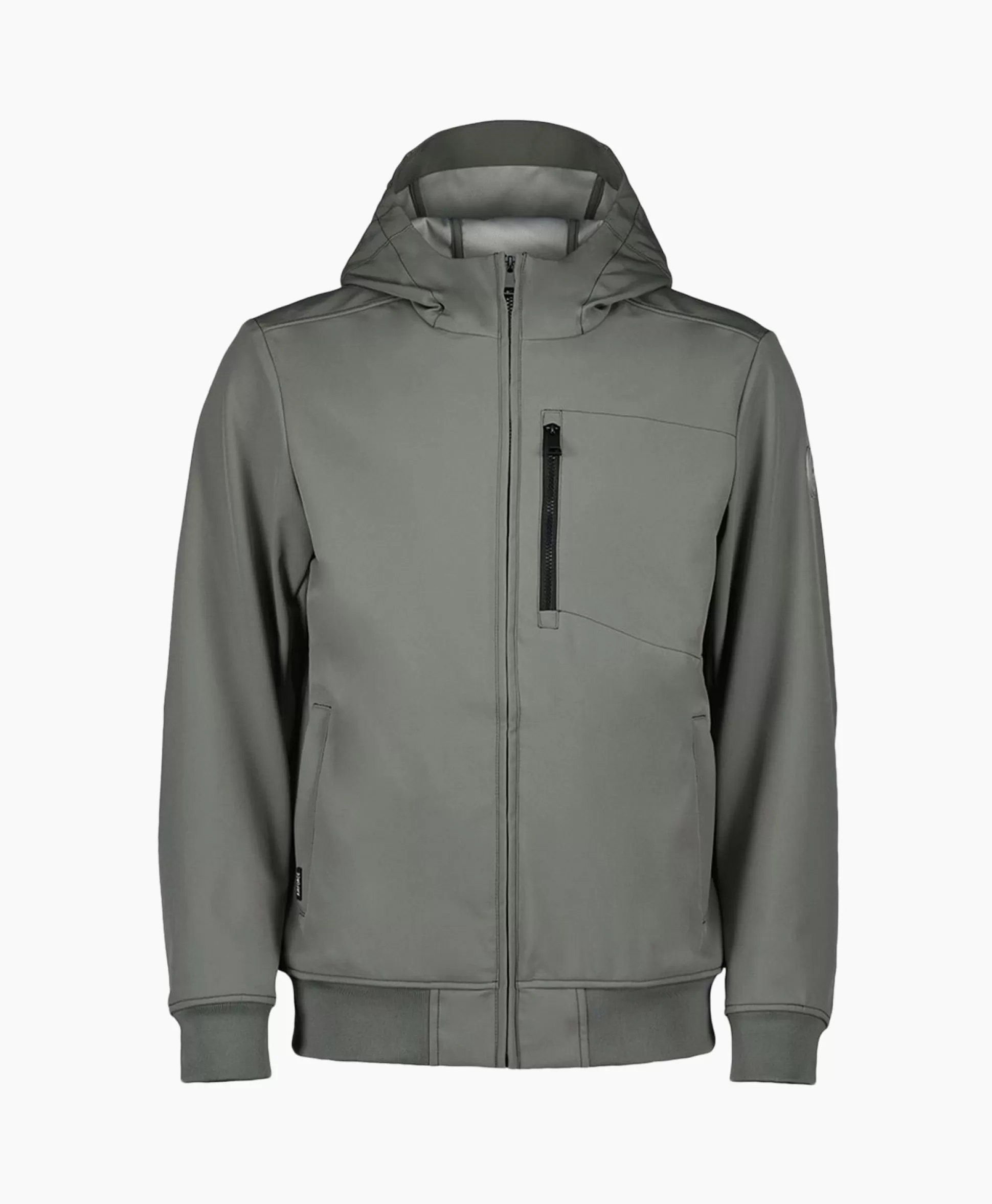 Clearance Softshell Jas Hooded Grijs Heren Jassen