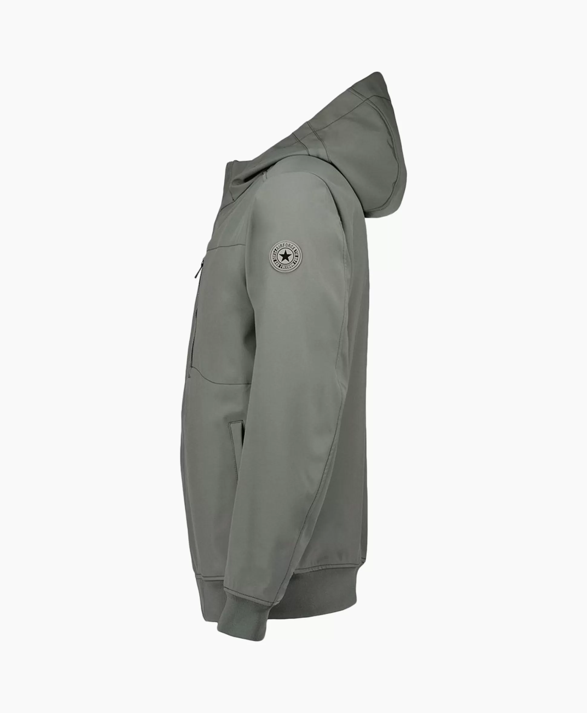 Clearance Softshell Jas Hooded Grijs Heren Jassen