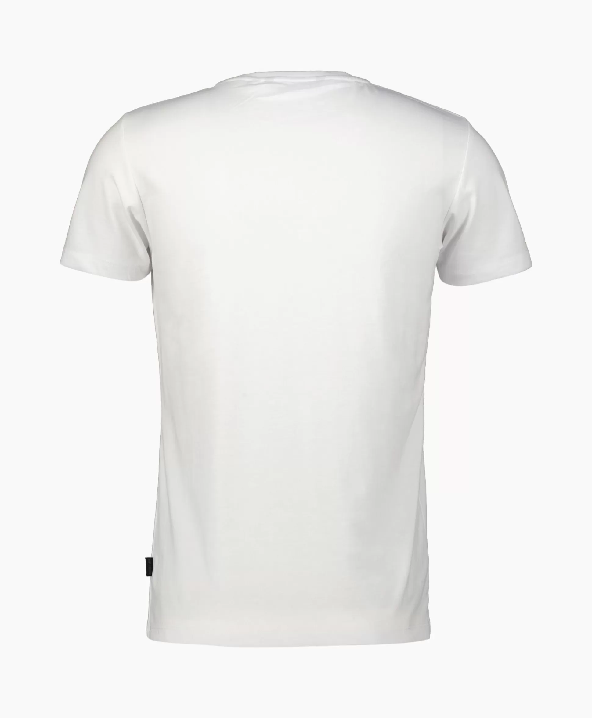 Hot T-Shirt Korte Mouw Basic Wit Heren T-Shirts