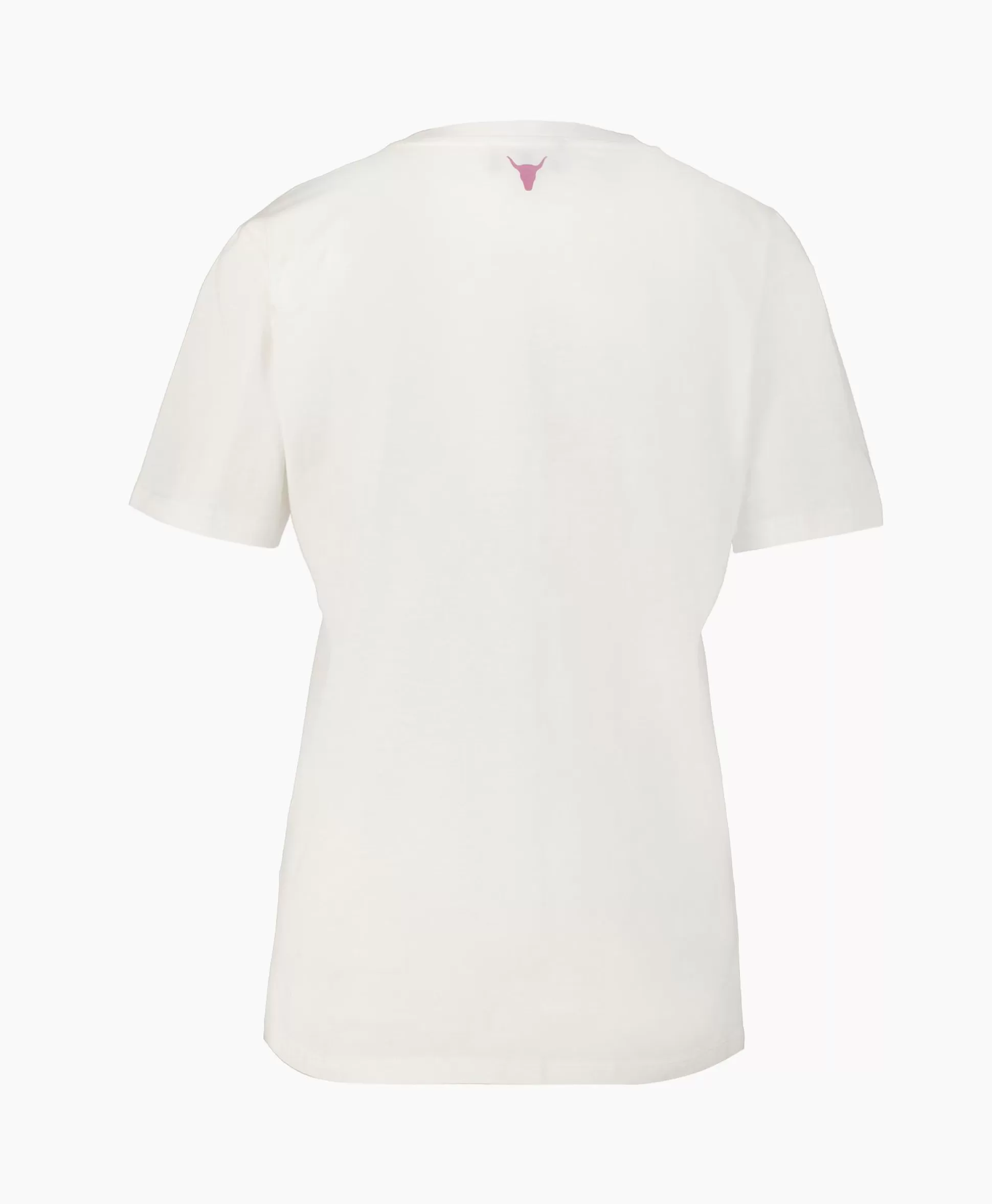 Outlet T-Shirt Korte Mouw Knitted Alix Heart Off White Dames T-Shirts & Tops