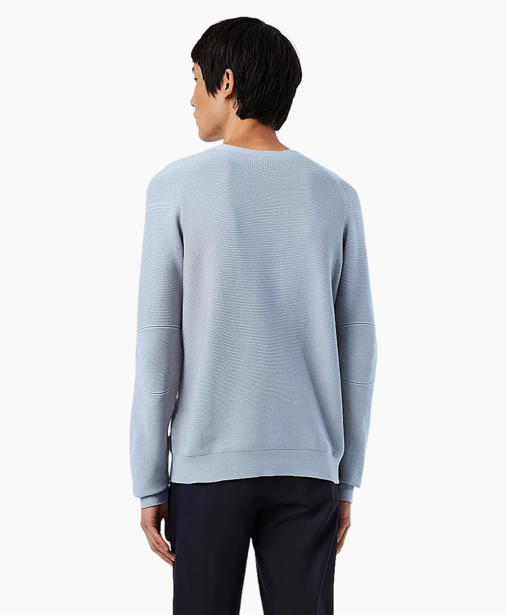 Best Sale Sweater Fosop Licht Blauw Heren Truien