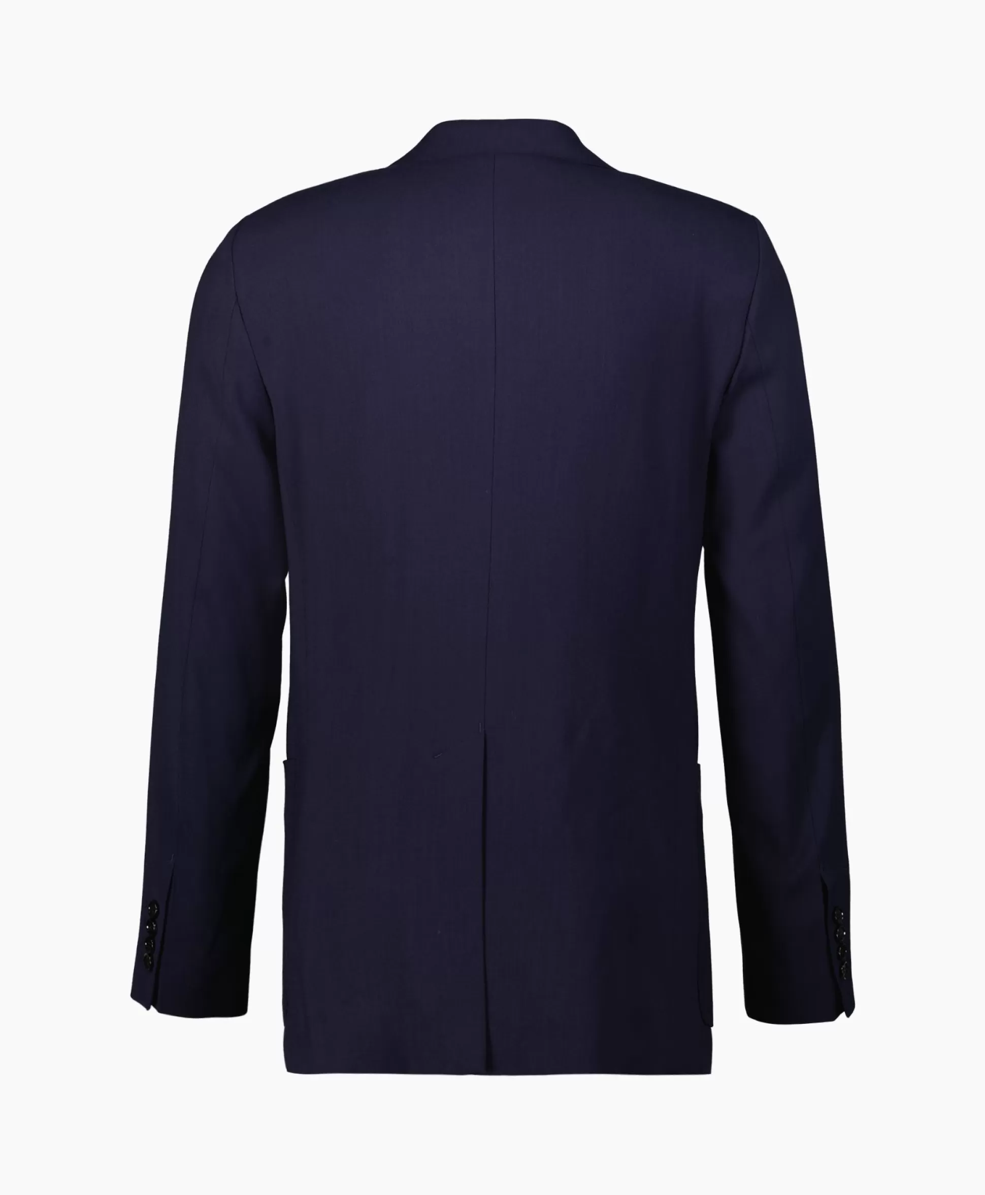 Flash Sale Jack Two Buttons Wool Viscose Twill Donker Blauw Heren Jassen