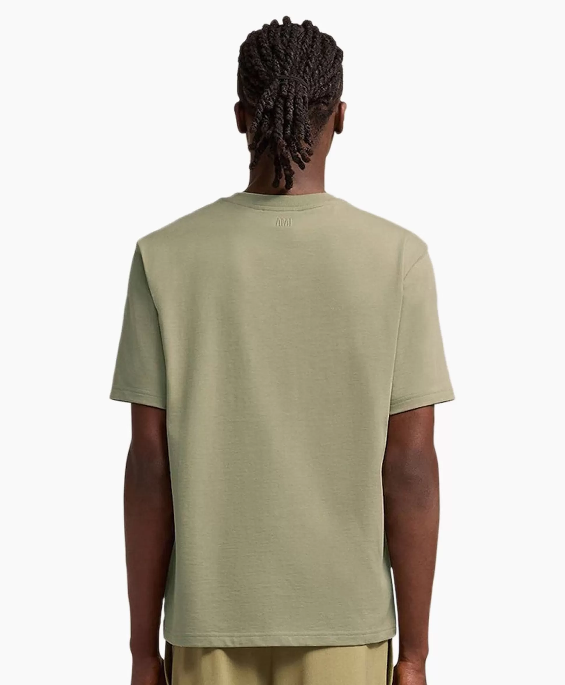 Shop T-Shirt Korte Mouw Adc Khaki Heren T-Shirts