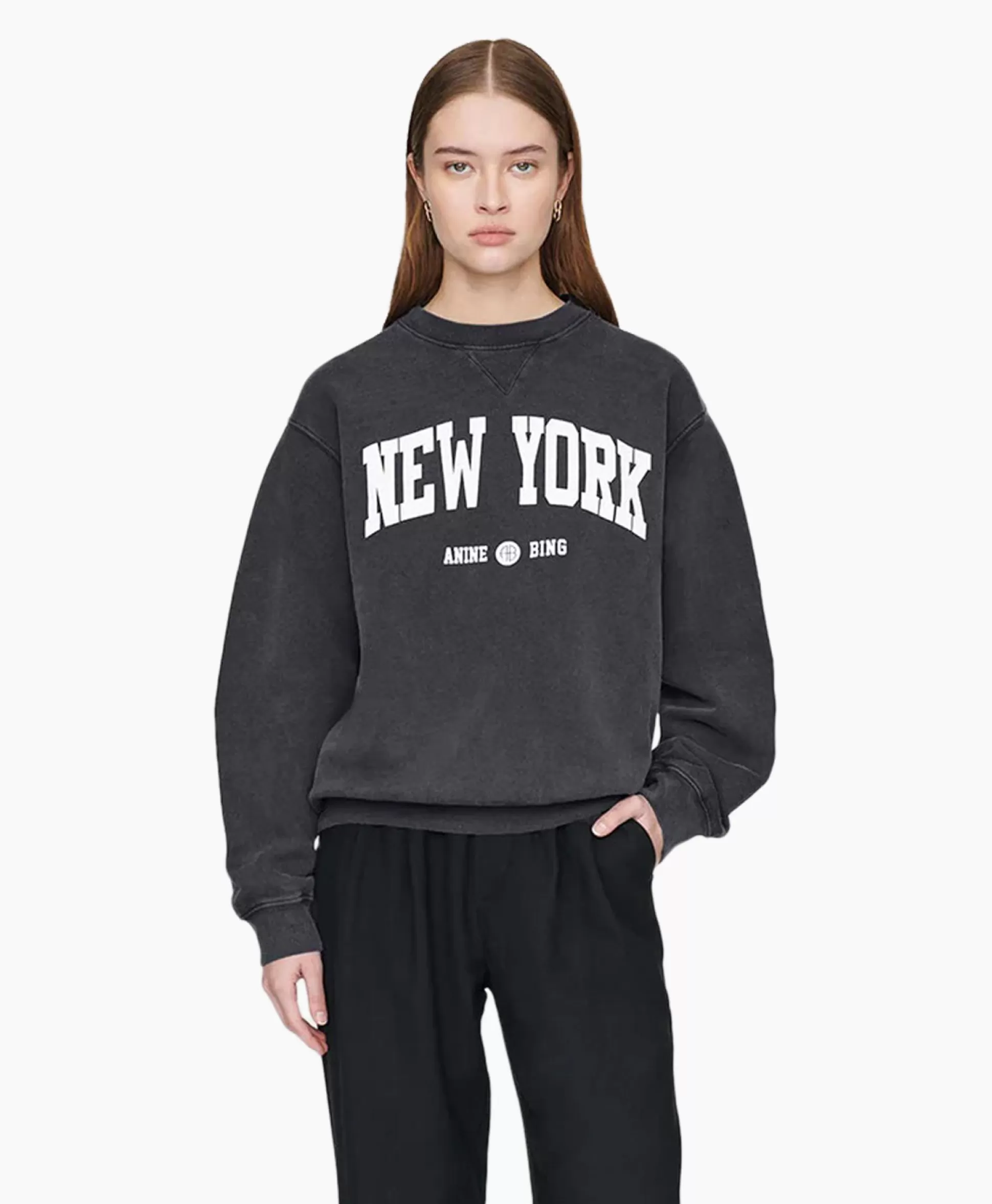 Fashion Sweater Ramona New York Zwart Dames Truien