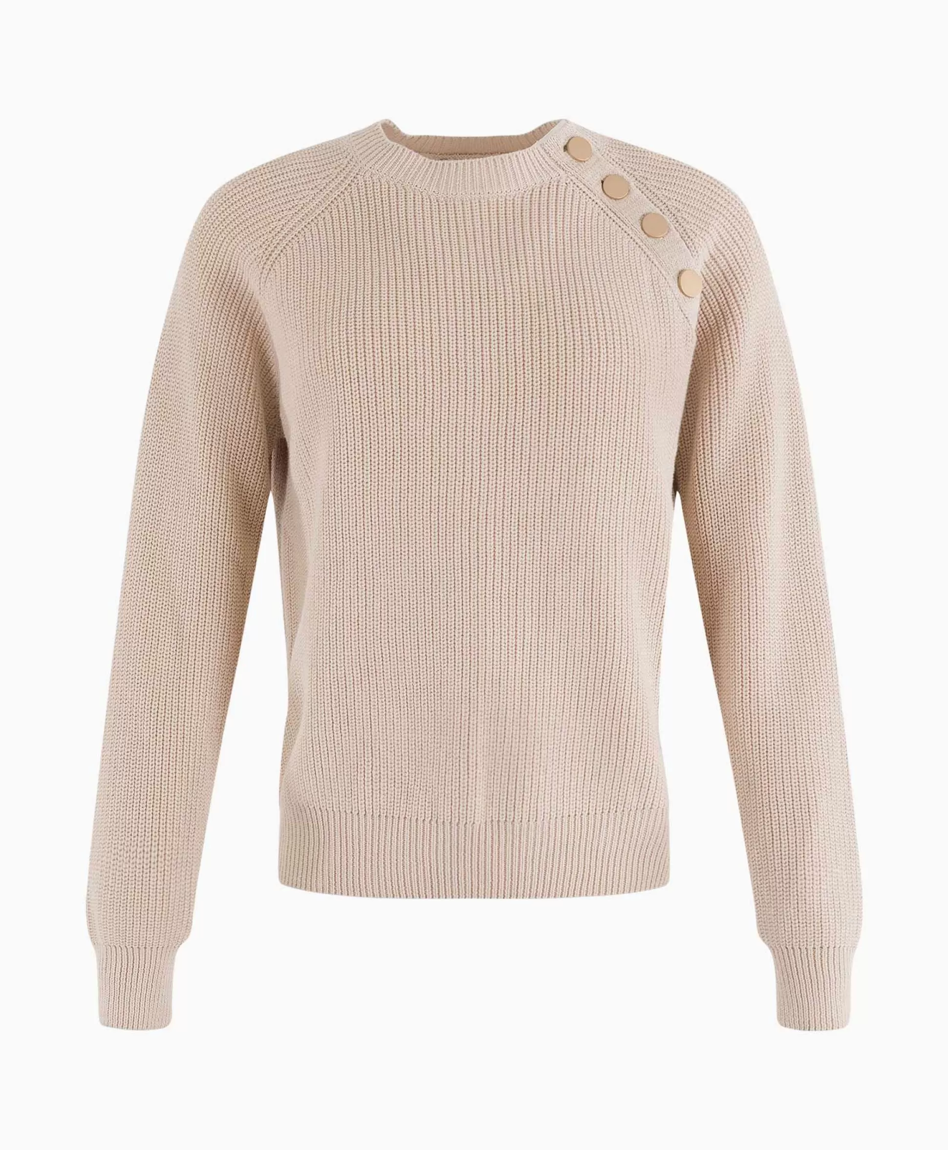 Fashion Pullover 21A09-02822 Beige Dames Truien