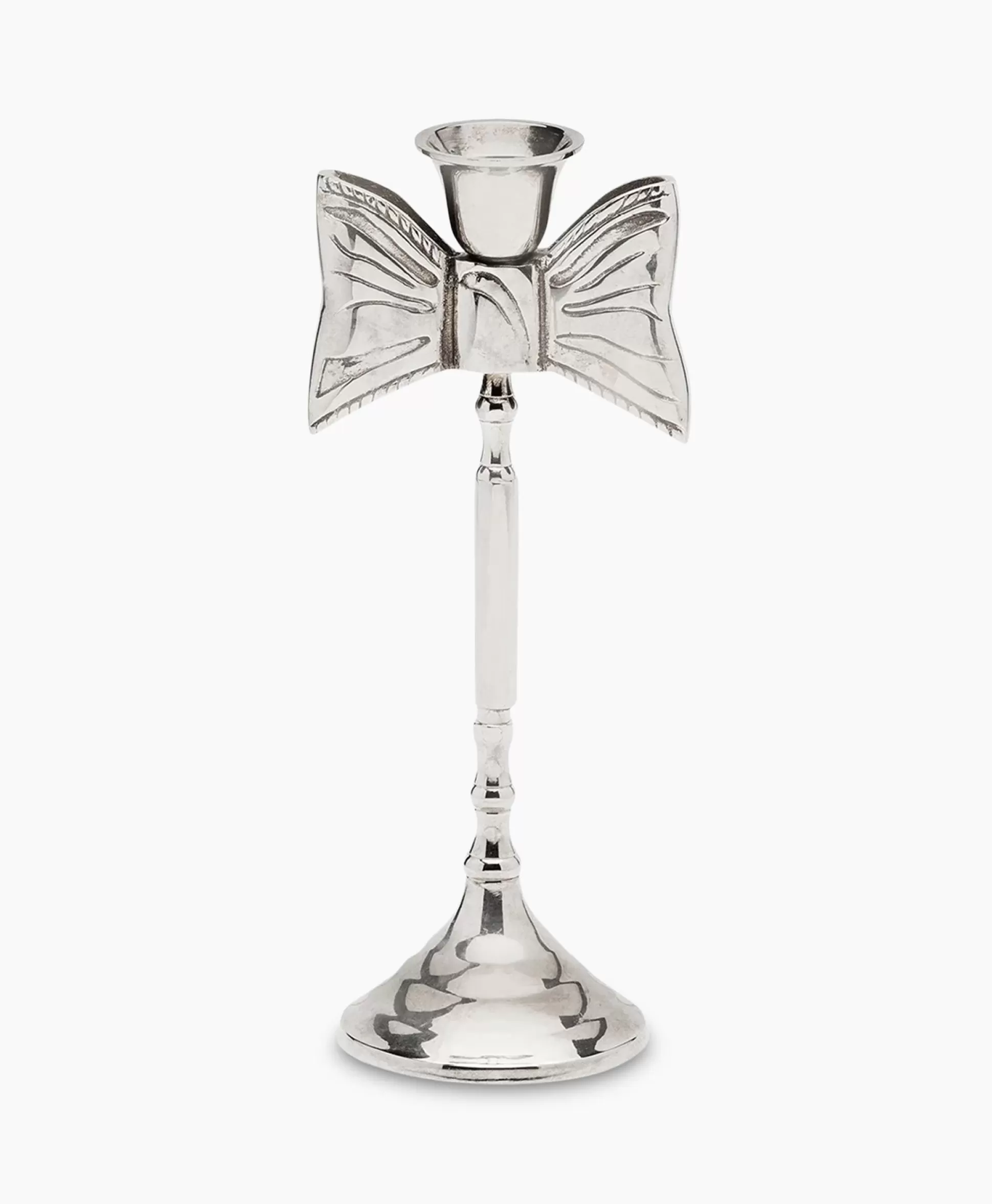 Online Accessoires Lady Bow Candle Holder Zilver Lifestyle Lifestyle