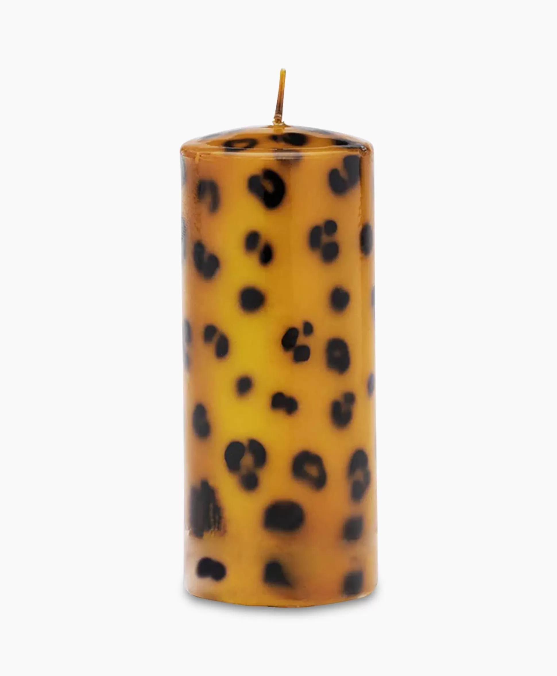 Best Kaars Large Leopard Print Pillar Candle Bruin Lifestyle Lifestyle