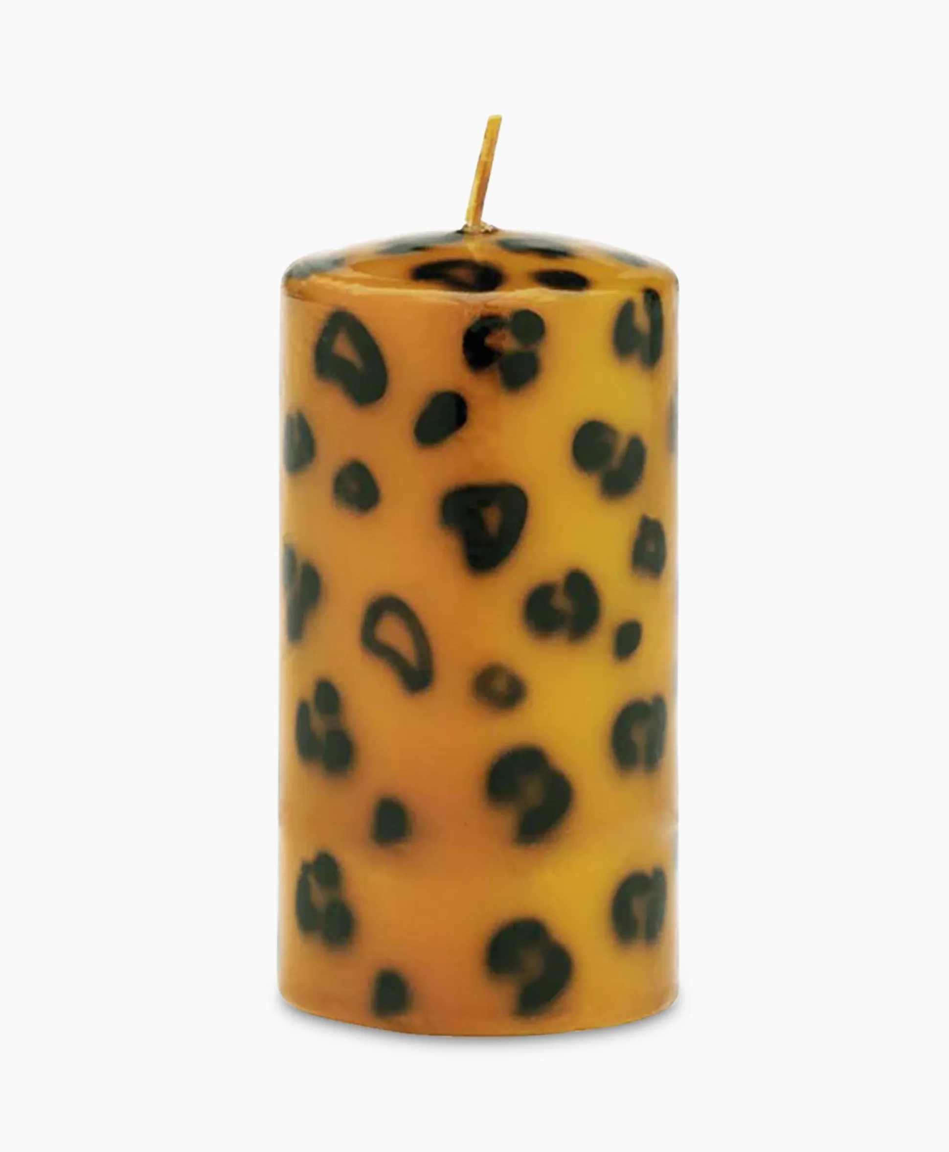 Cheap Kaars Small Leopard Print Pillar Candle Bruin Lifestyle Lifestyle