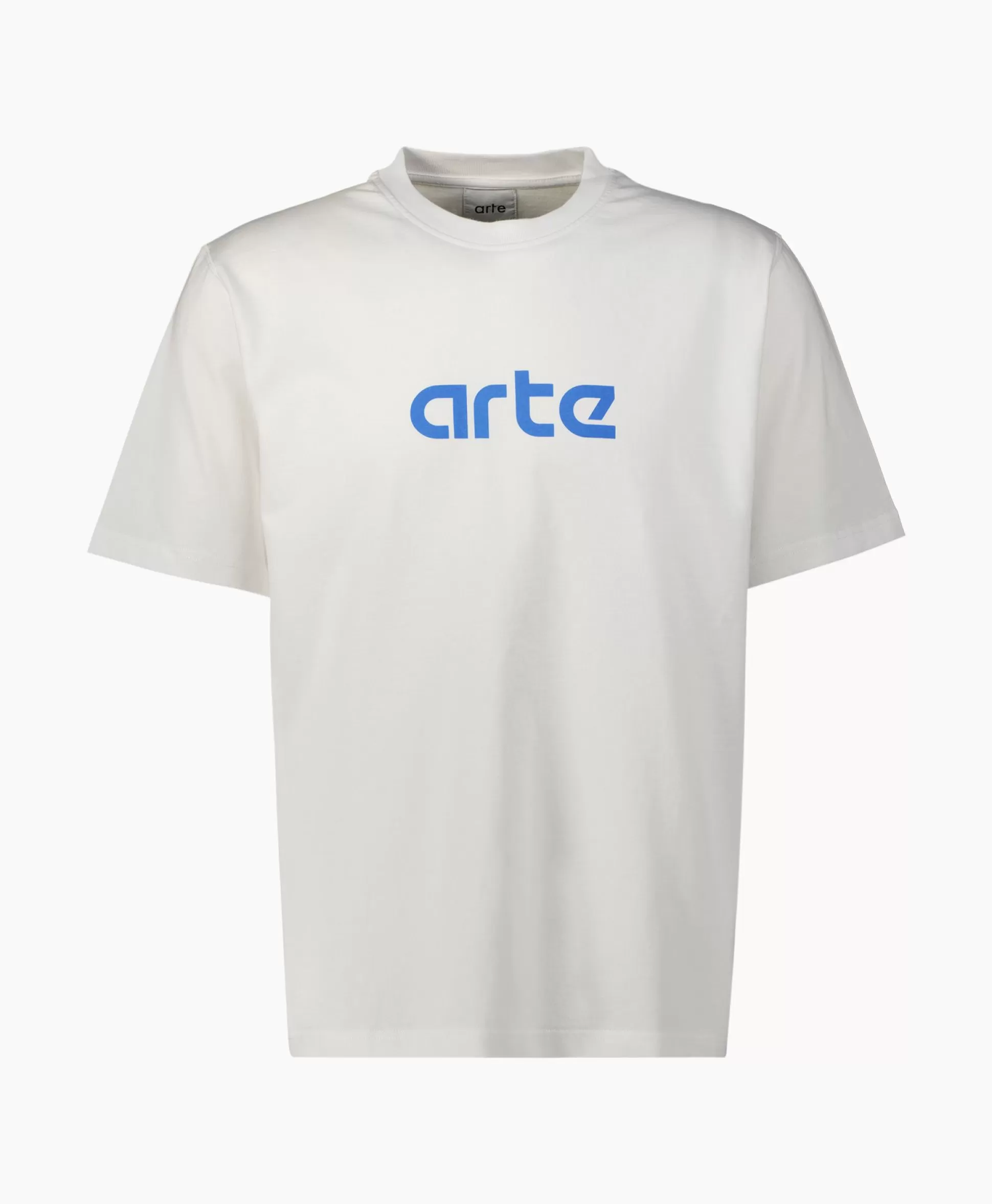 Clearance T-Shirt Korte Mouw Front Arte Chest Wit Heren T-Shirts