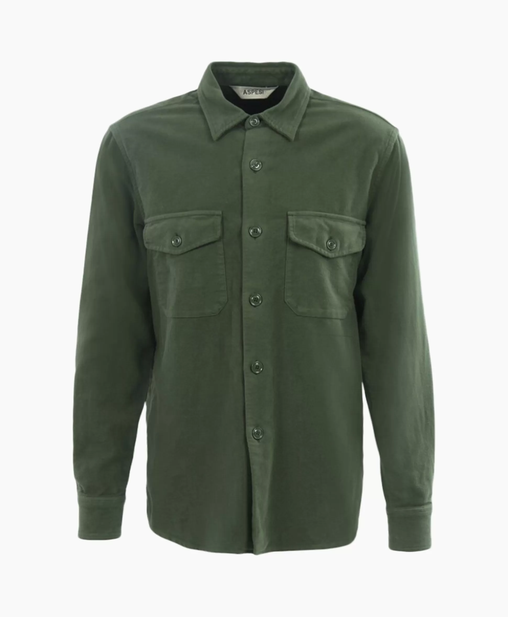 Online Overhemd Camicia Ut-Shirt Groen Heren Overhemden