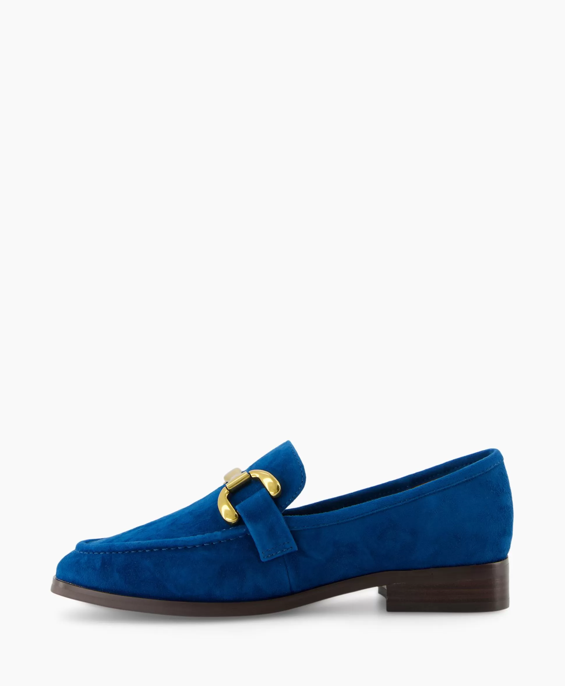 Hot Loafer Suede Blauw Dames Instappers