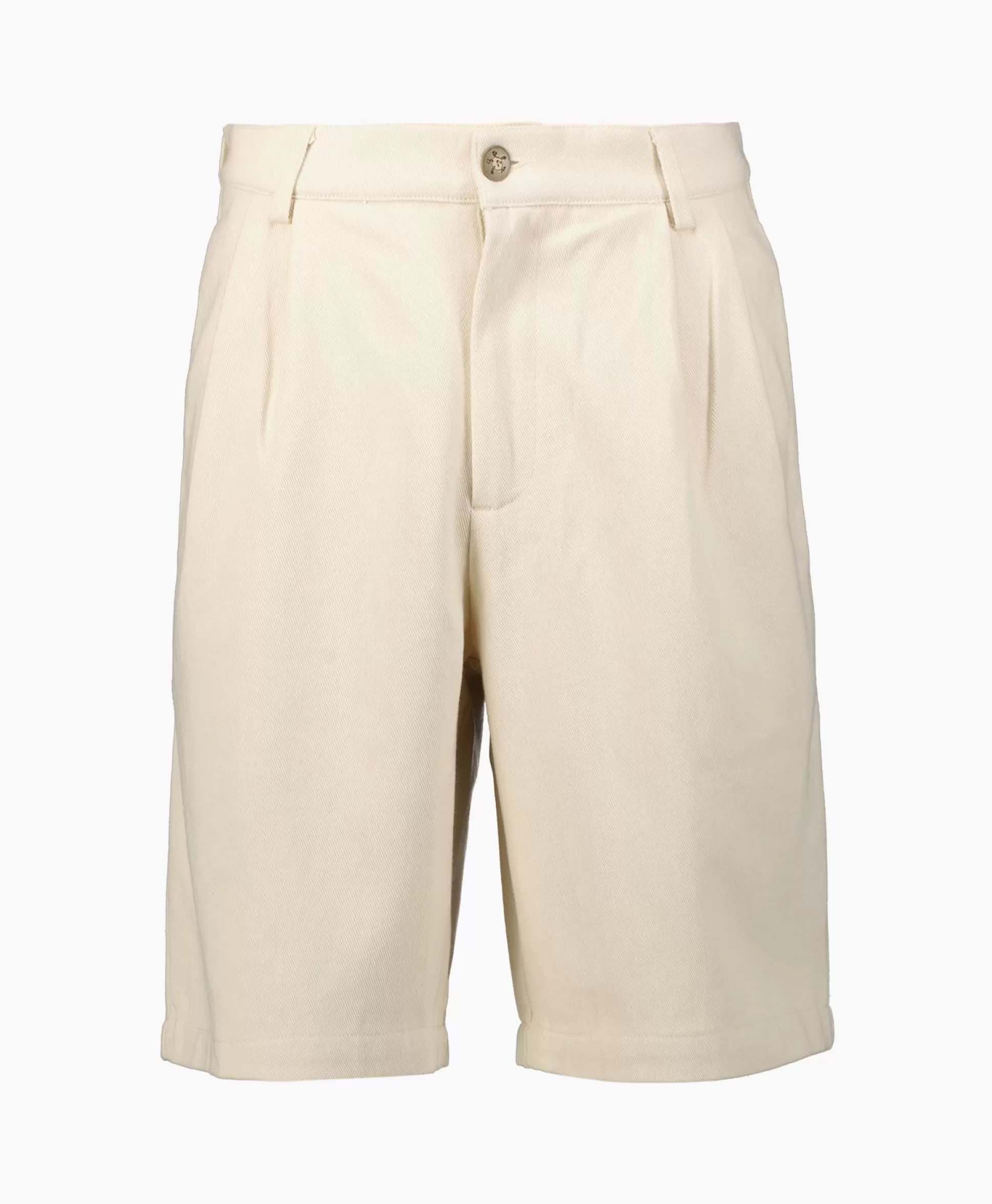 Best Sale Bram's Fruit Korte Broek Twill Shorts Beige Heren Broeken