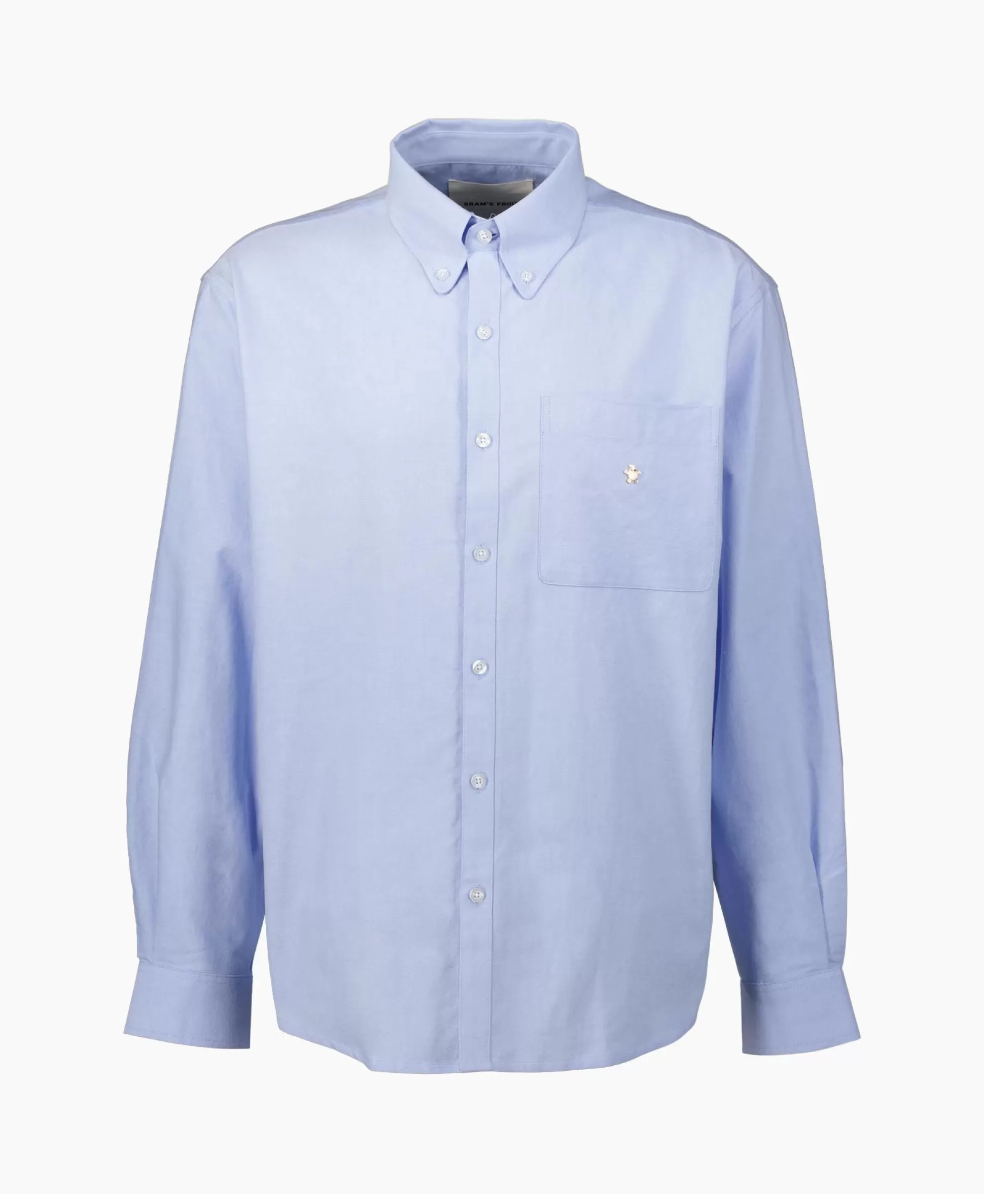 Best Sale Bram's Fruit Overhemd Oxford Shirt Blauw Heren T-Shirts