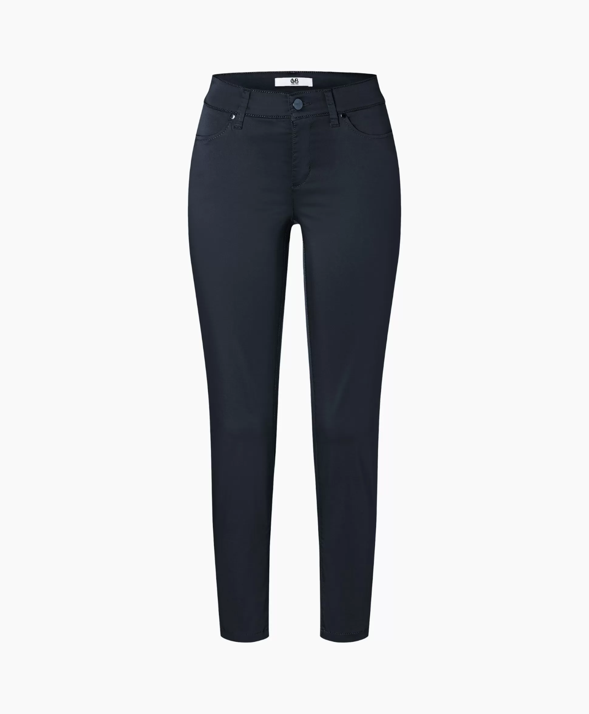 Discount Broek Satin Superstrech Piera Blauw Dames Broeken