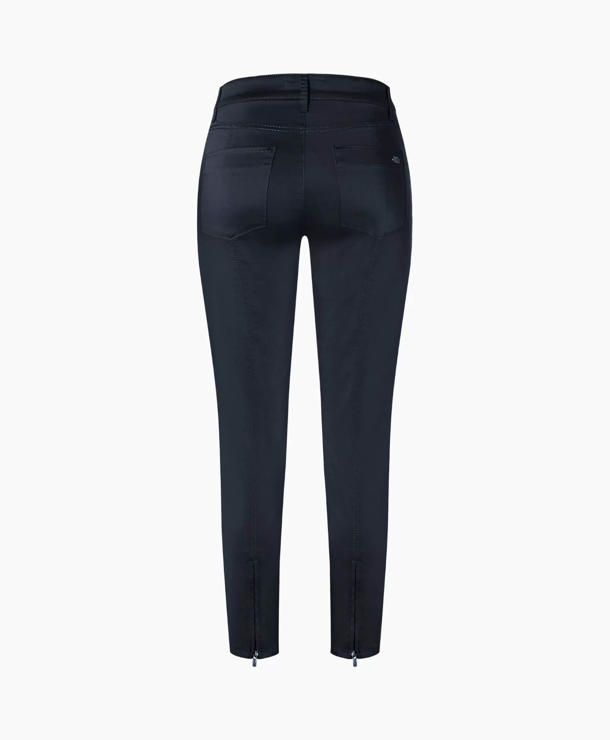 Discount Broek Satin Superstrech Piera Blauw Dames Broeken