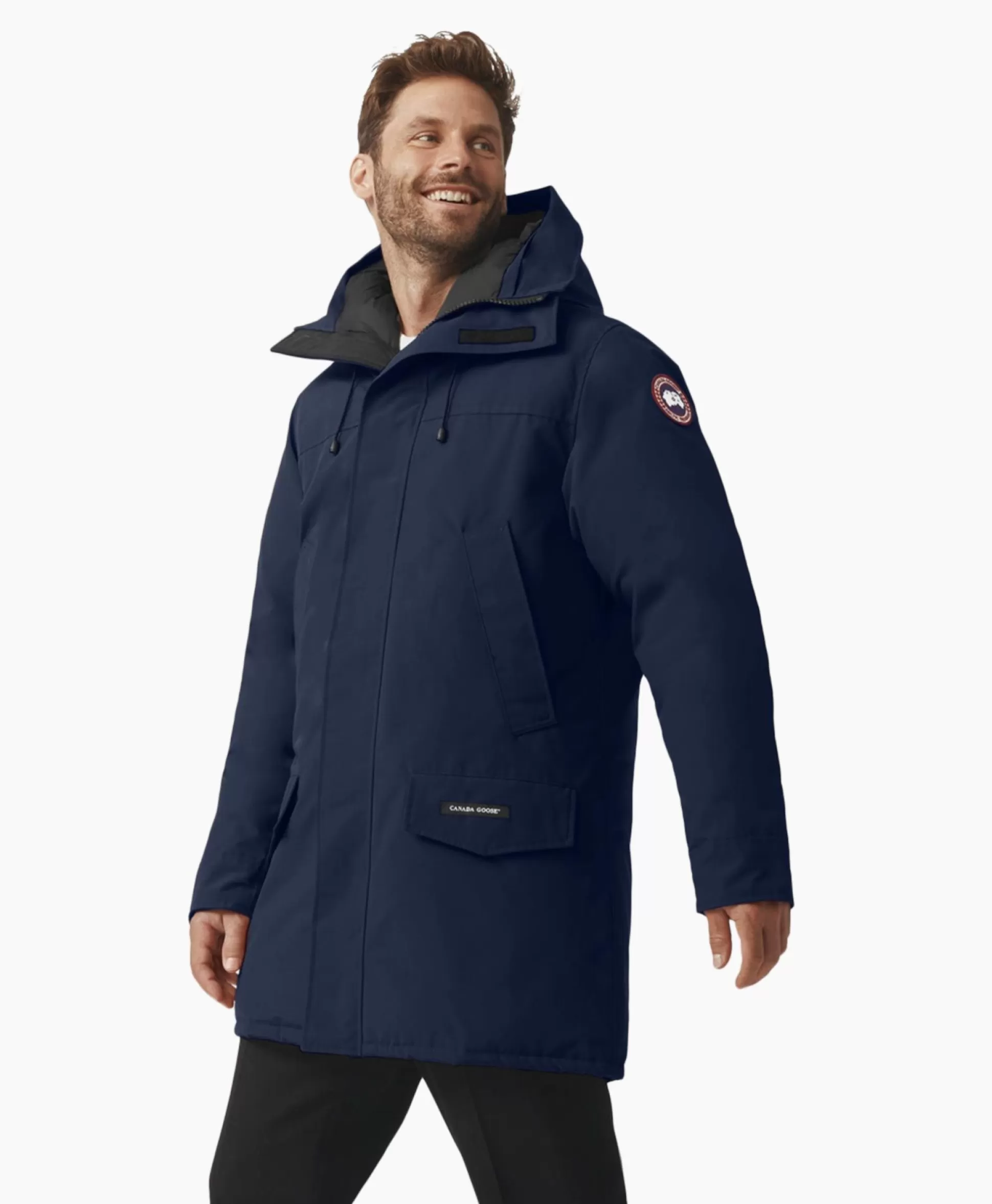 Best Sale Gewatteerde Jas Langford Parka Blauw Heren Jassen