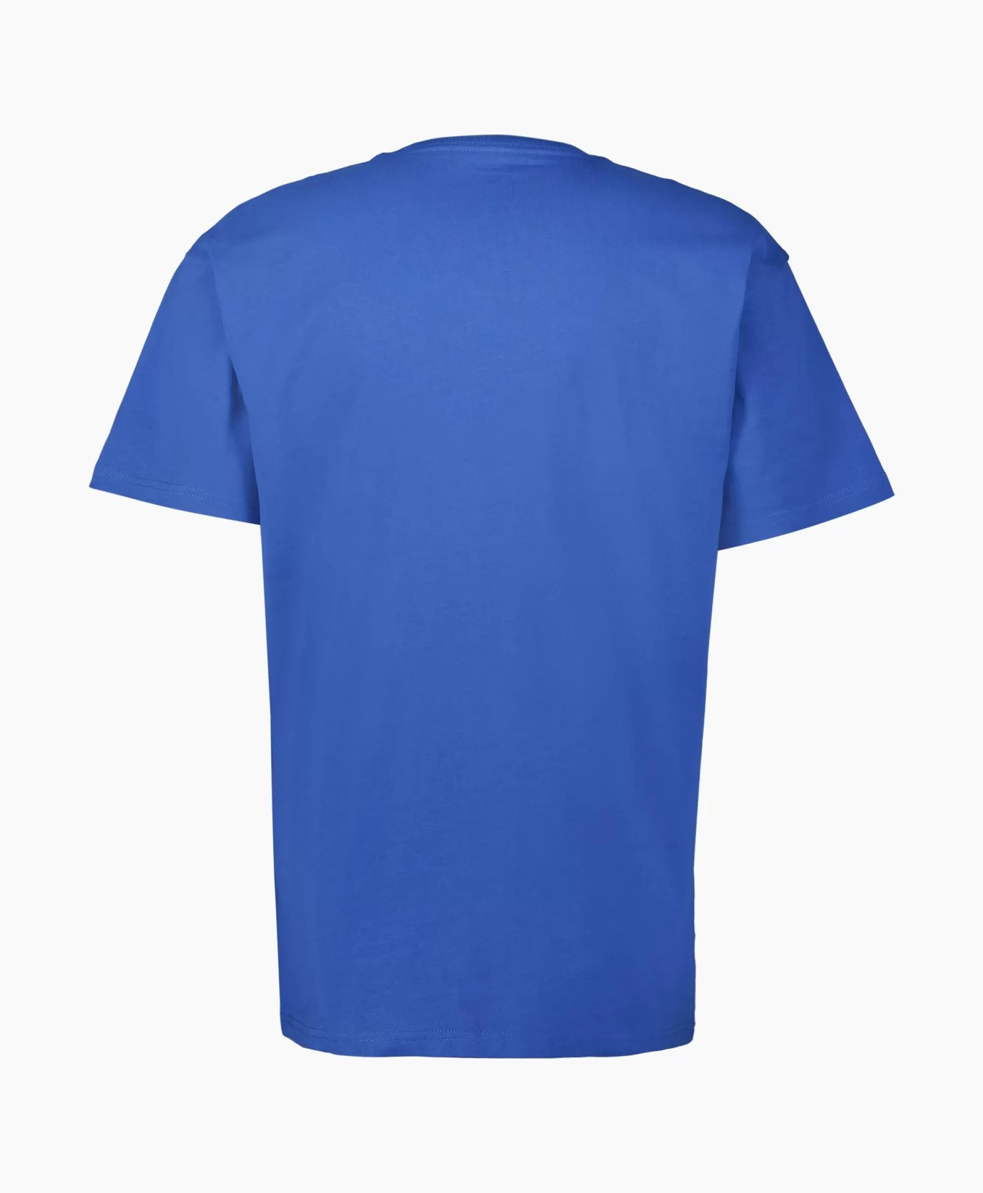 New T-Shirt Korte Mouw S/S Chase Blauw Heren T-Shirts