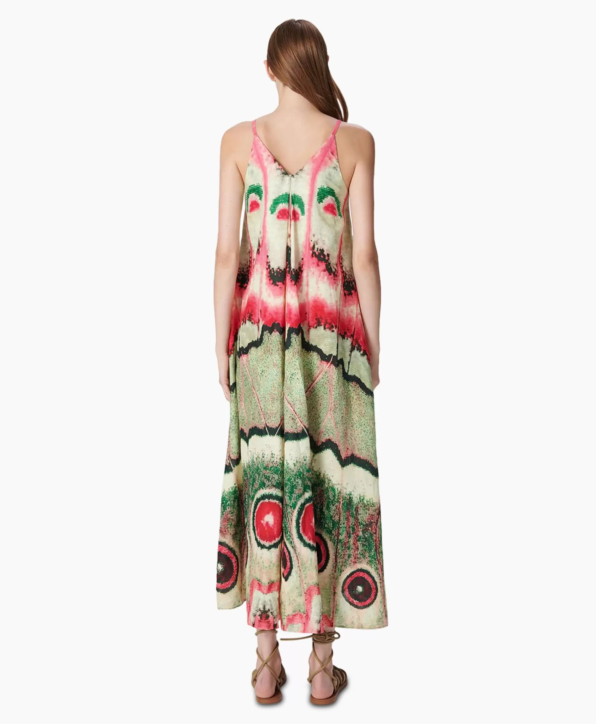 Fashion Maxi Jurk Eden Groen Dames Bruiloftskleding