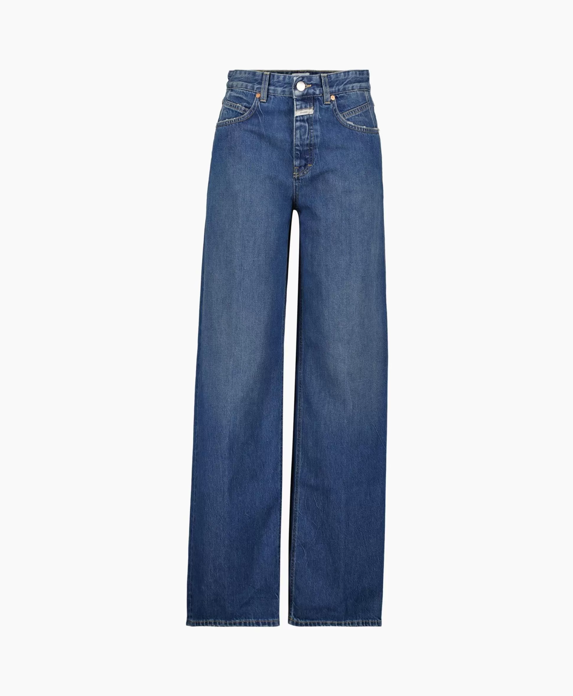 Online Jeans Nikka Midden Blauw Dames Broeken