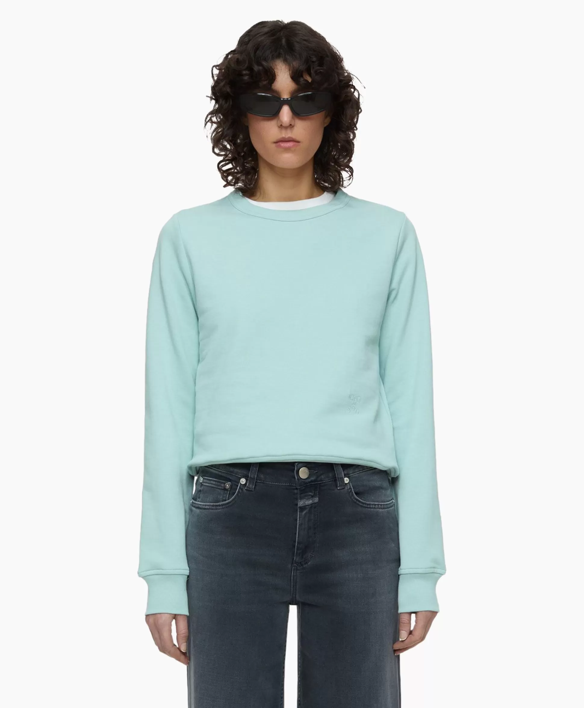 Shop Pullover Fitted Mint Dames Truien