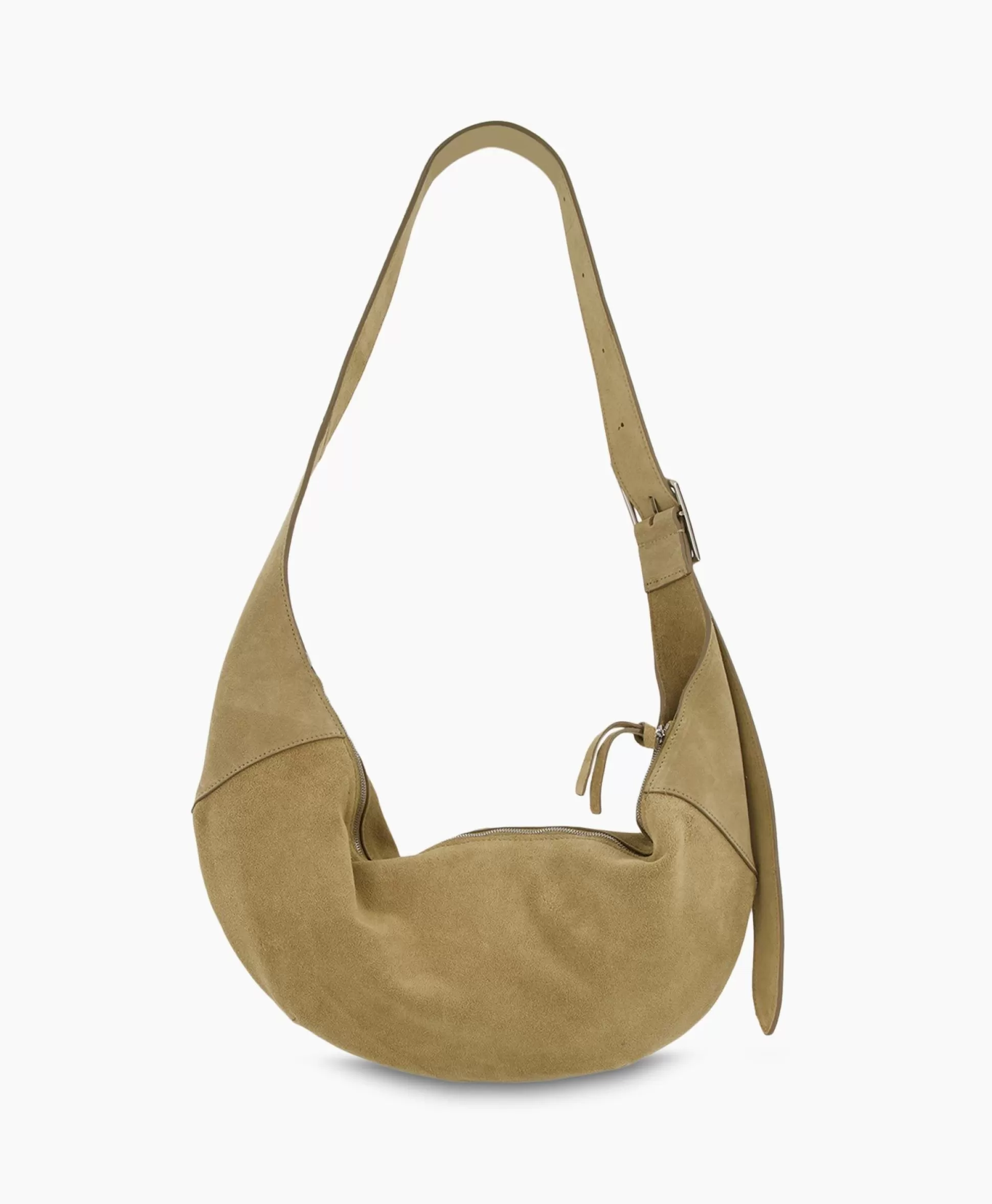 Store Schouder / Hand Tas Half Moon M Beige Dames Tassen