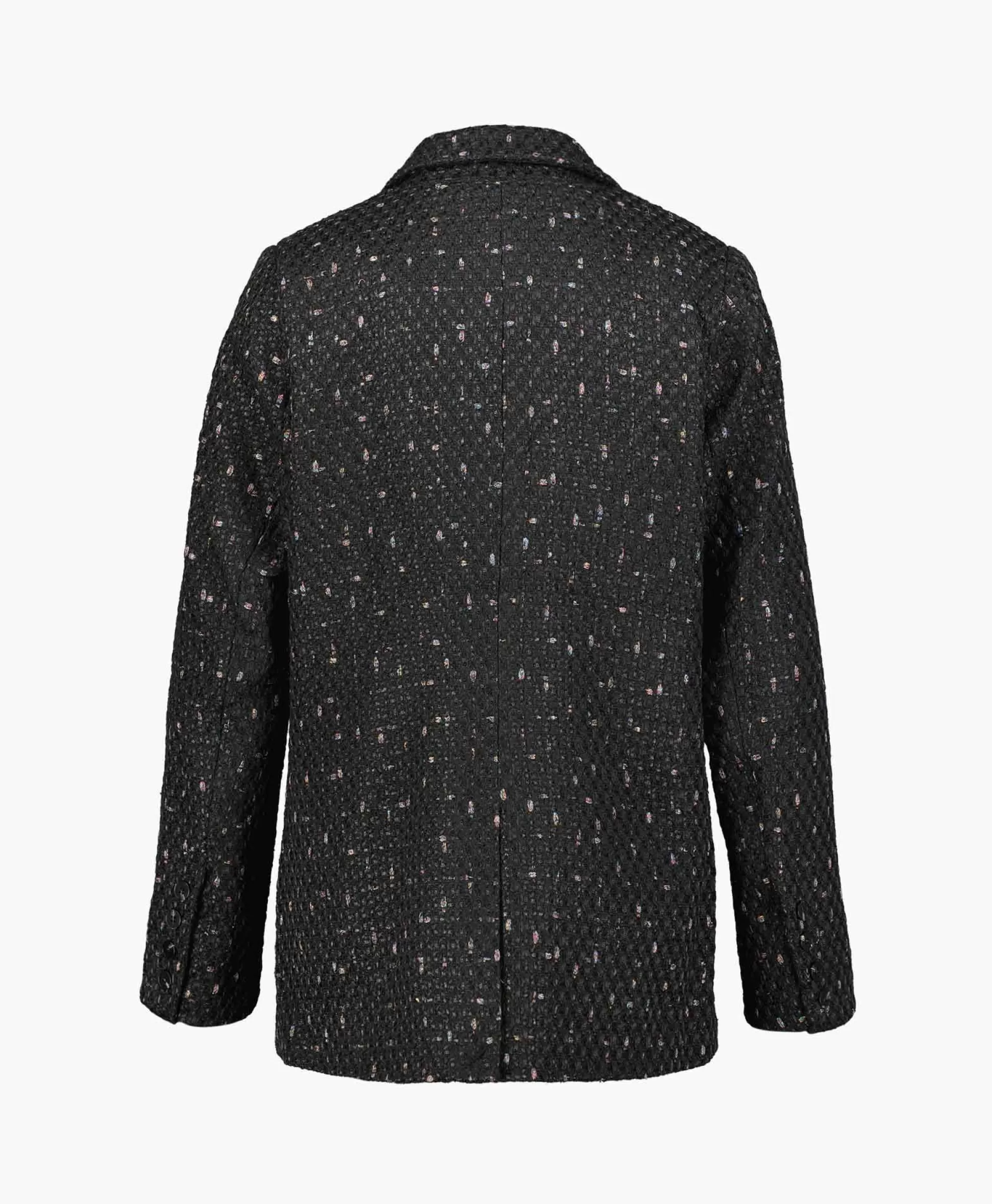 Clearance Co'Couture Blazer Mitzicc Boucle Zwart Dames Blazers