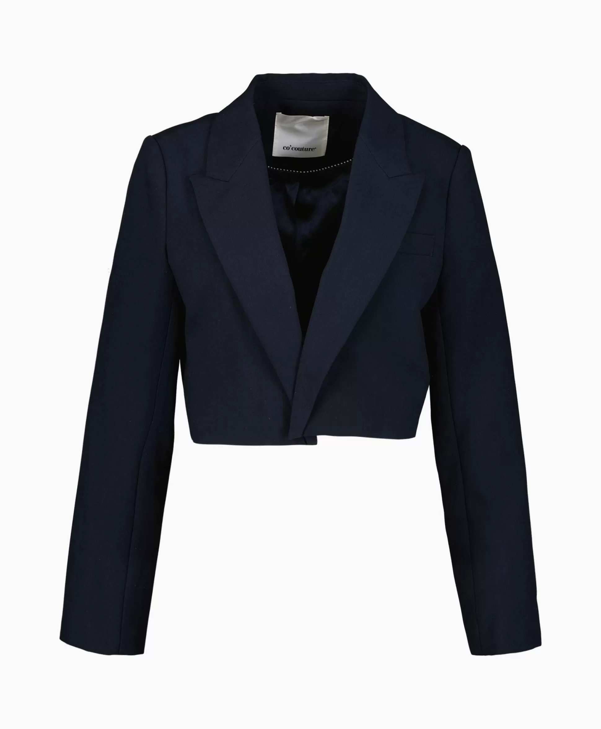 Sale Co'Couture Blazer Vola Crop Donker Blauw Dames Blazers