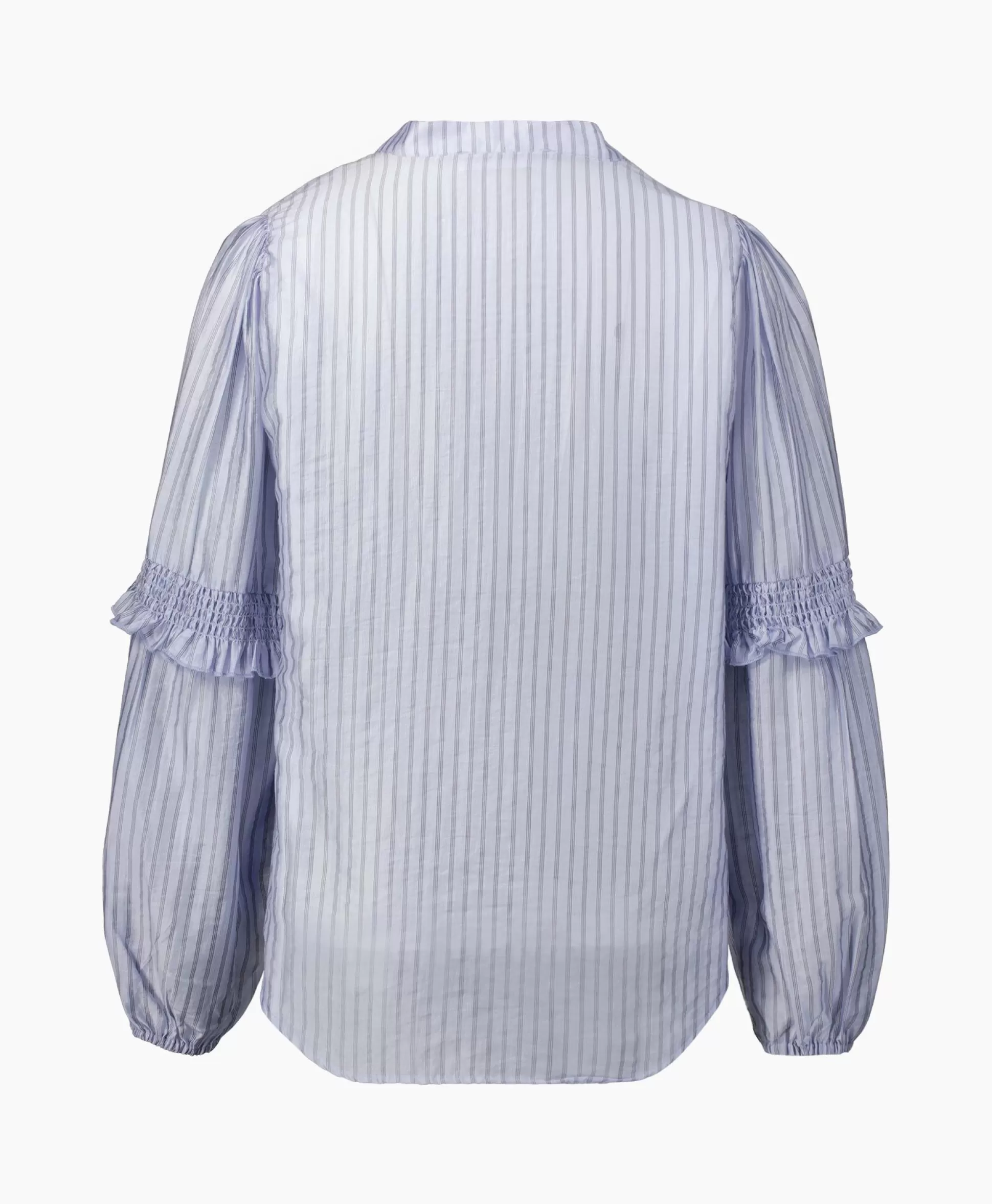 Discount Co'Couture Blouse Sami Stripe Licht Blauw Dames Blouses