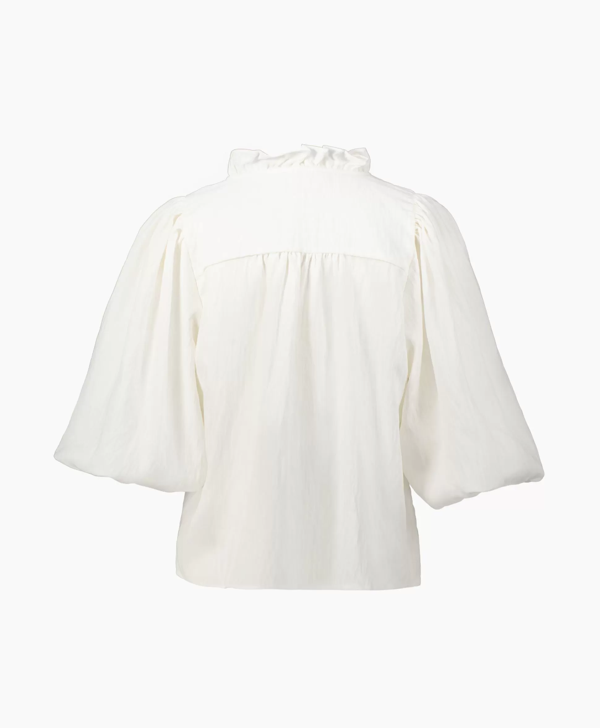 Sale Co'Couture Blouse Sueda Puff Wit Dames Blouses