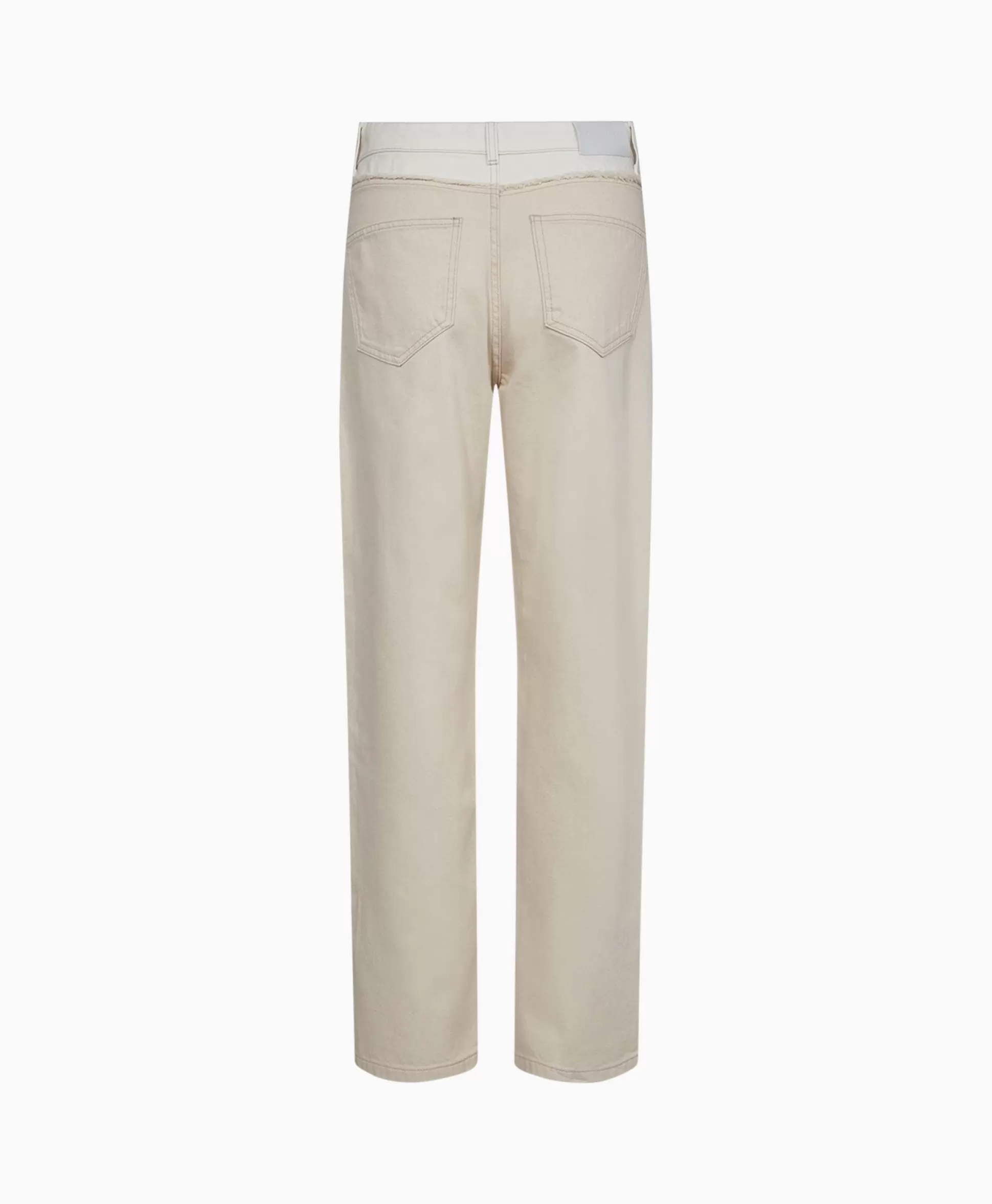 Outlet Co'Couture Jeans Flash Long Blockoff White Dames Broeken