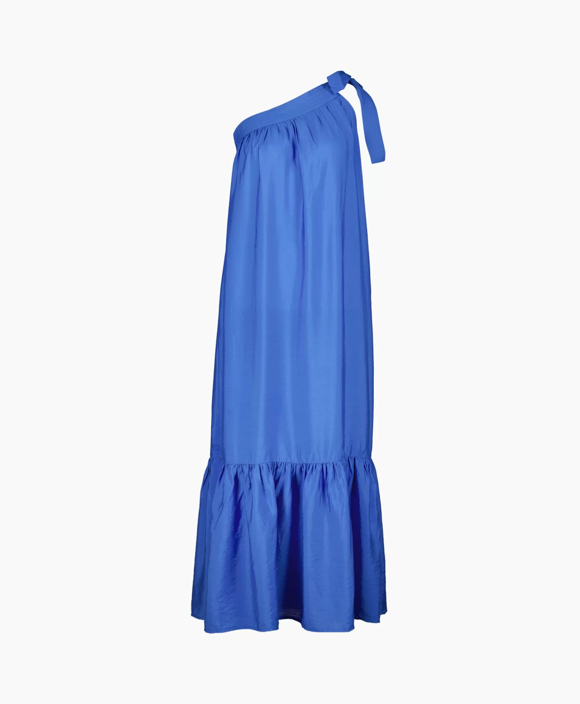 Cheap Co'Couture Maxi Jurk Callum Assymetrisch Blauw Dames Jurken