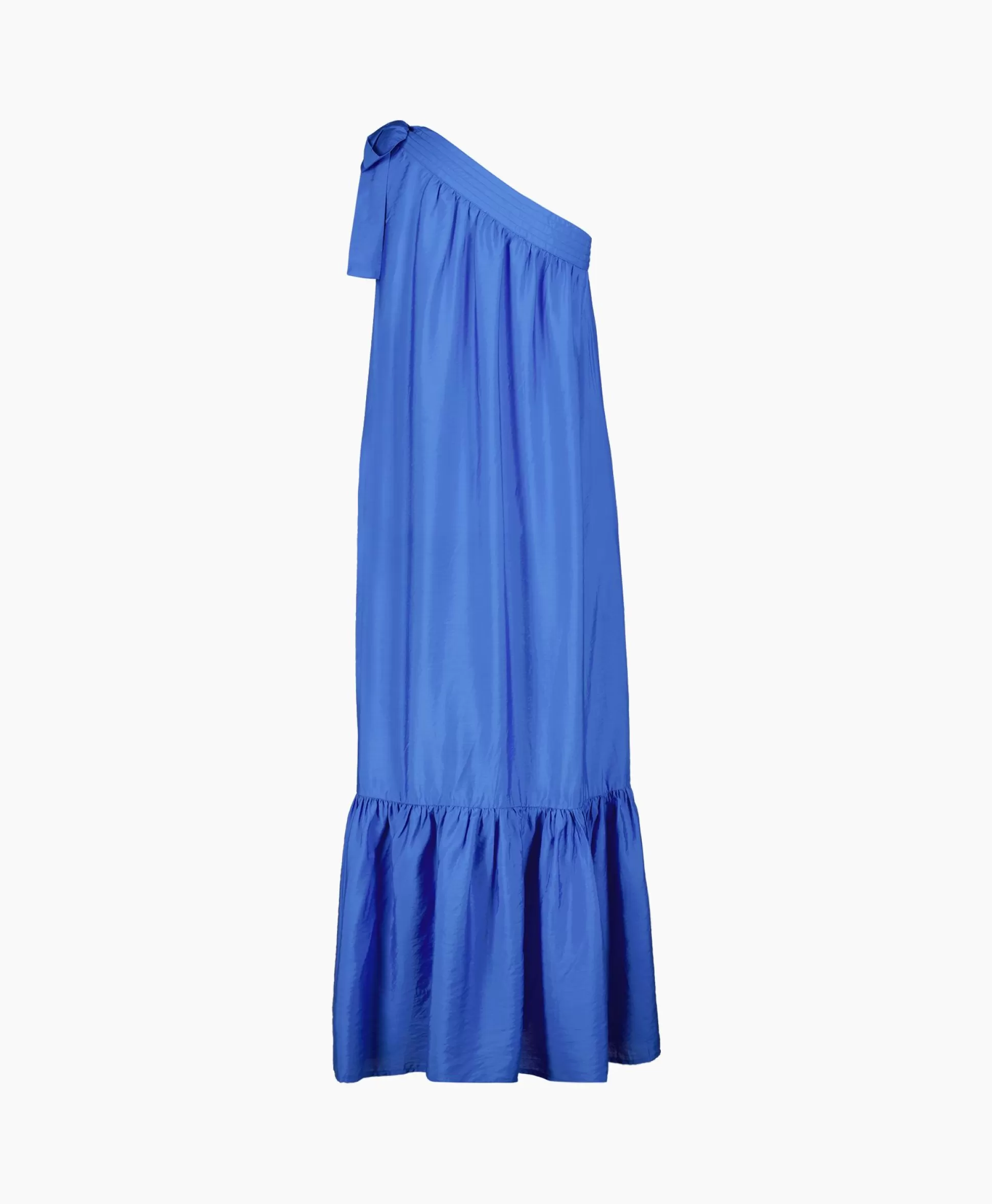 Cheap Co'Couture Maxi Jurk Callum Assymetrisch Blauw Dames Jurken