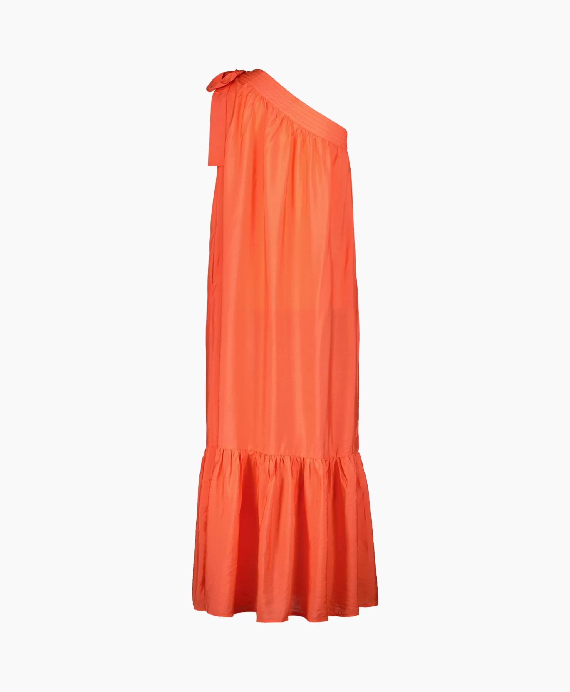 Clearance Co'Couture Maxi Jurk Callum Assymetrisch Peach Dames Jurken