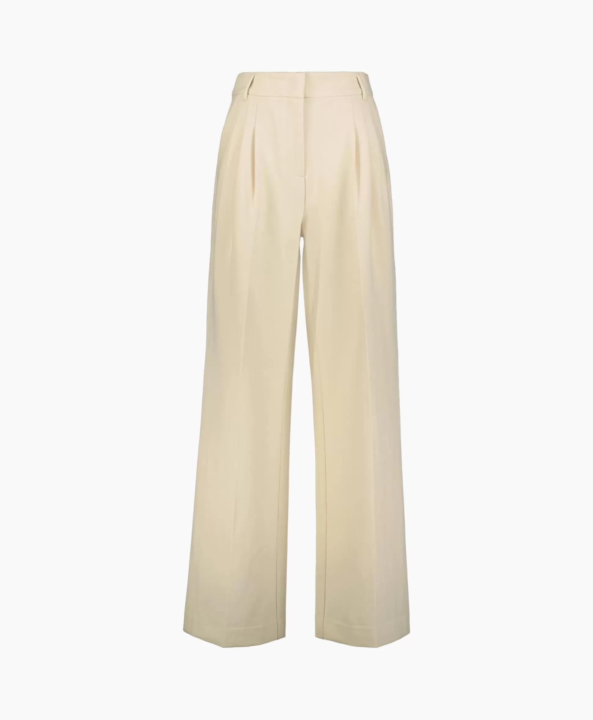 Store Co'Couture Pantalon Vola Long Pleat Beige Dames Broeken