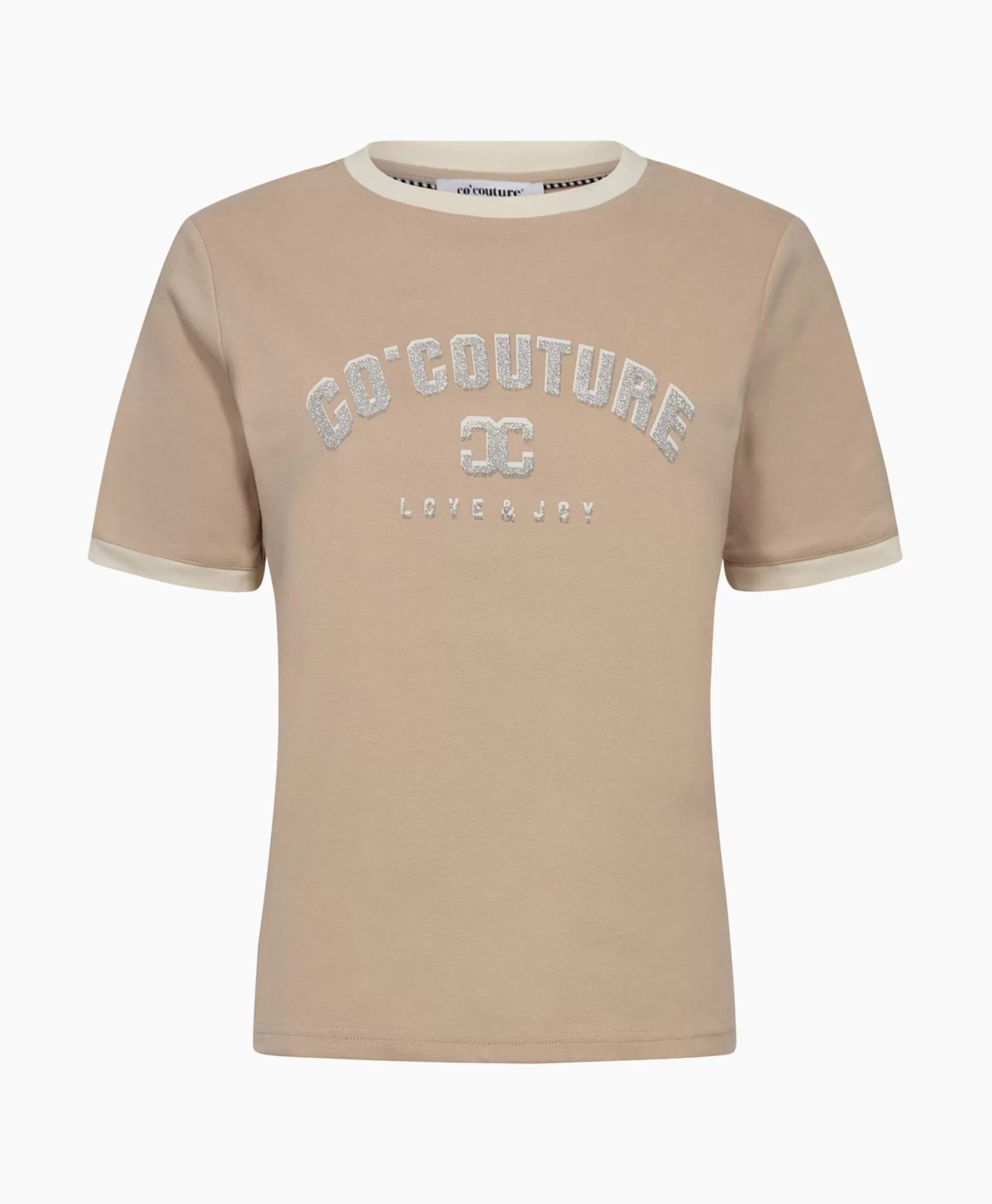 Best Co'Couture T-Shirt Korte Mouw Edge Ecru Dames T-Shirts & Tops