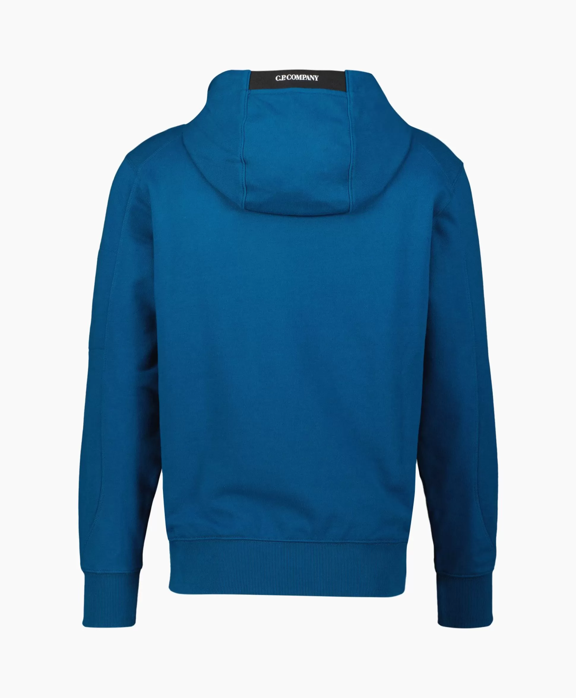 Clearance Hoodie Diagonal Raised Fleece Blauw Heren Truien