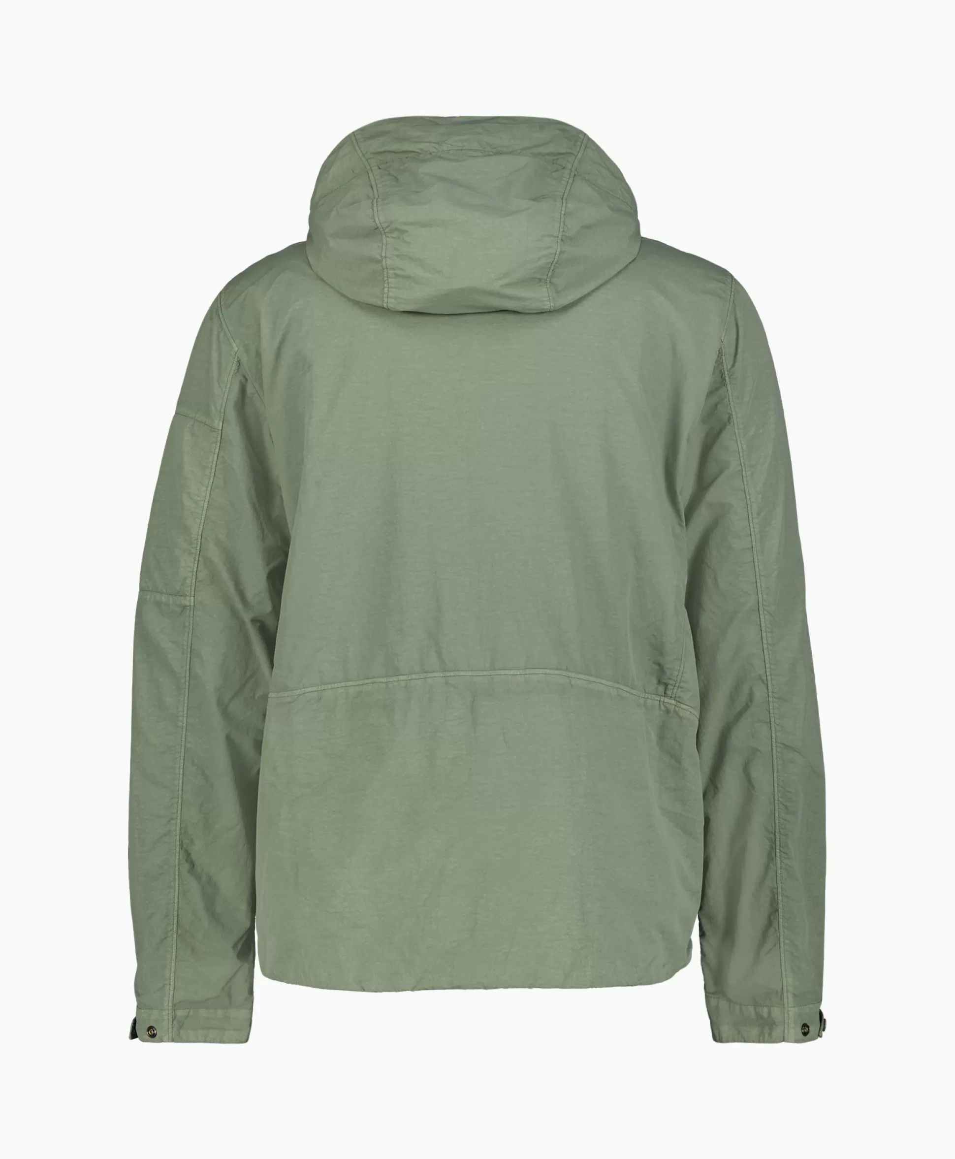 Online Jack Flatt Nylon Reversible Hooded Groen Heren Jassen