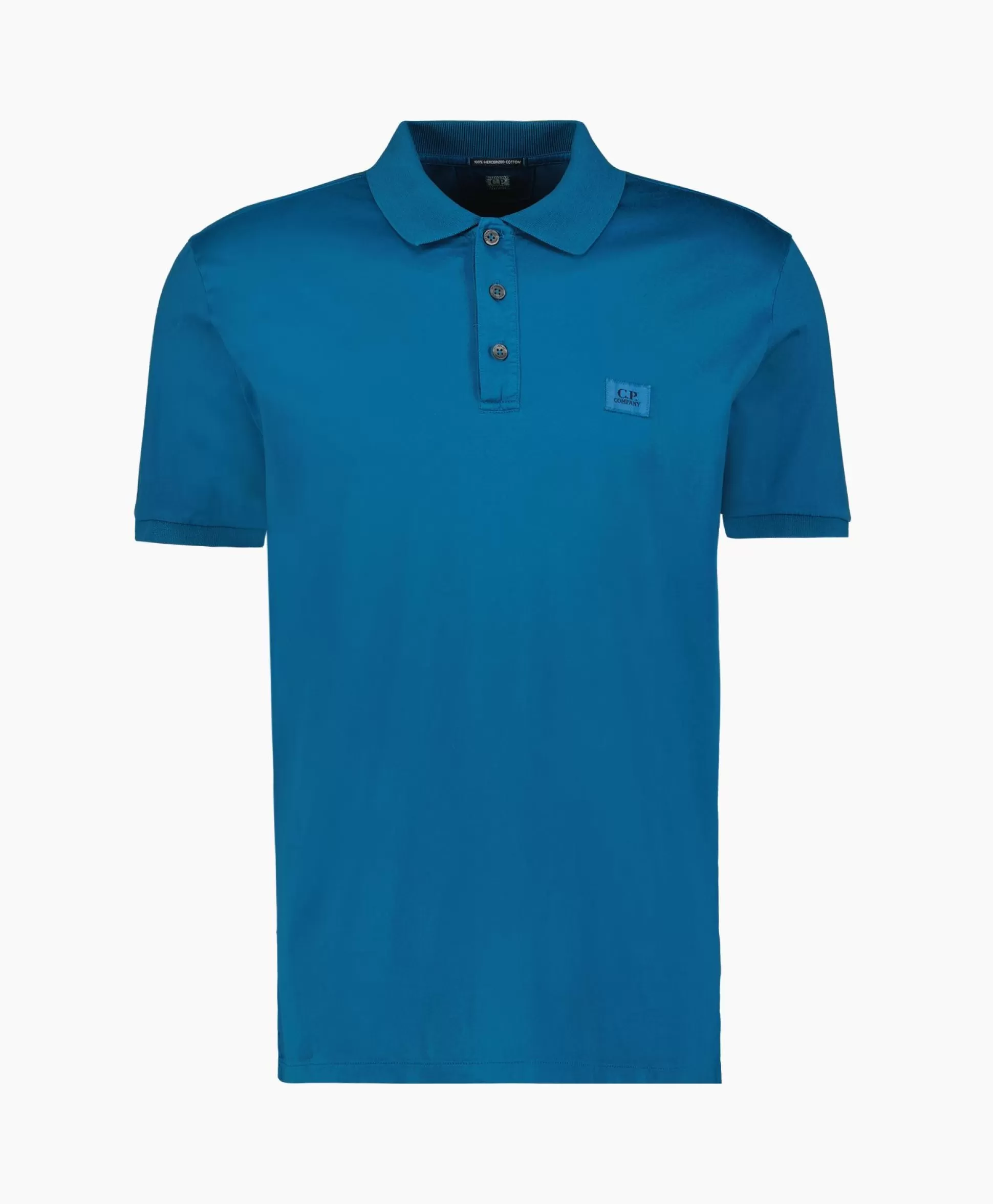 Hot Polo Mercerized Jersey Donker Blauw Heren Polo's