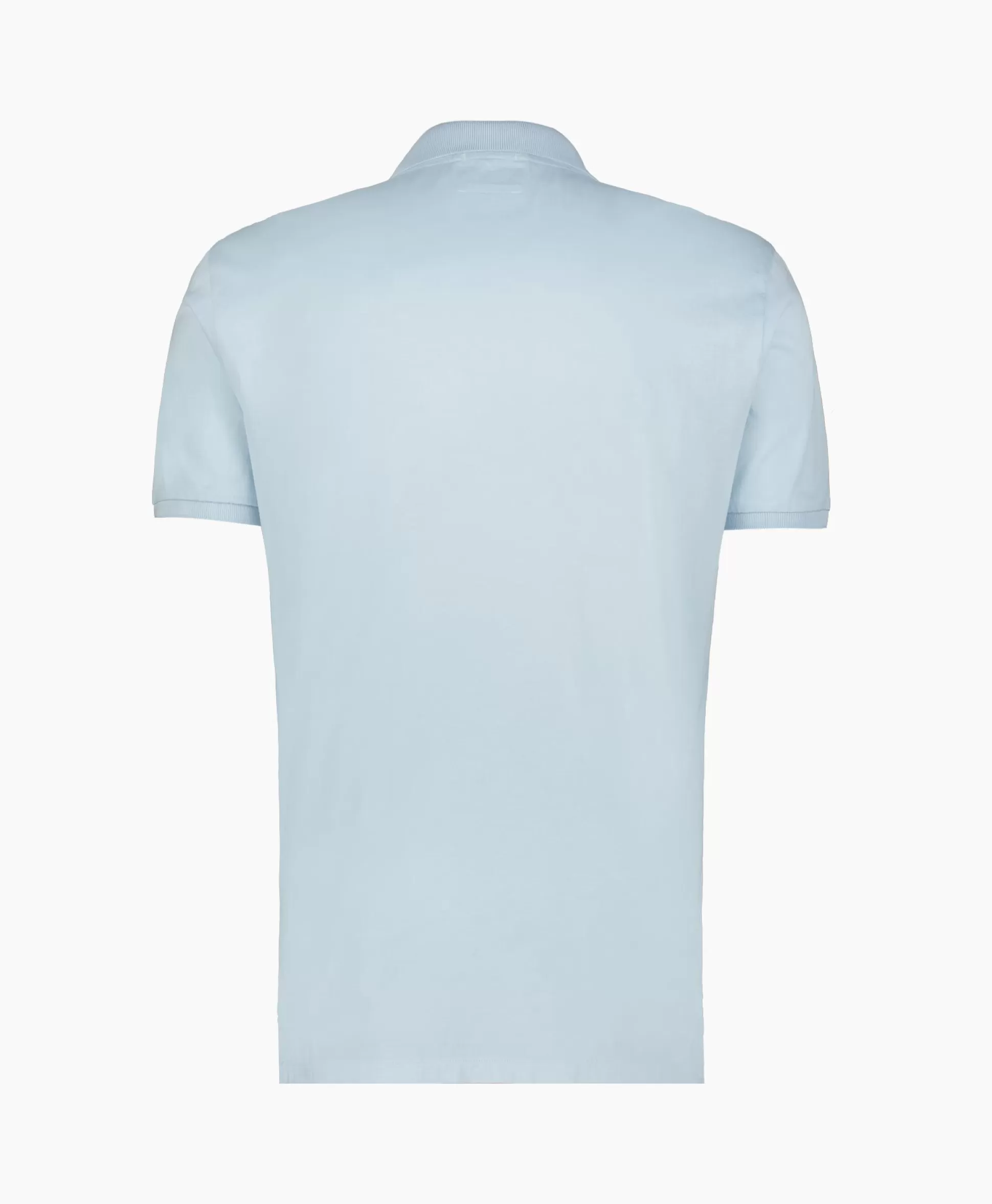 Sale Polo Mercerized Jersey Licht Blauw Heren Polo's