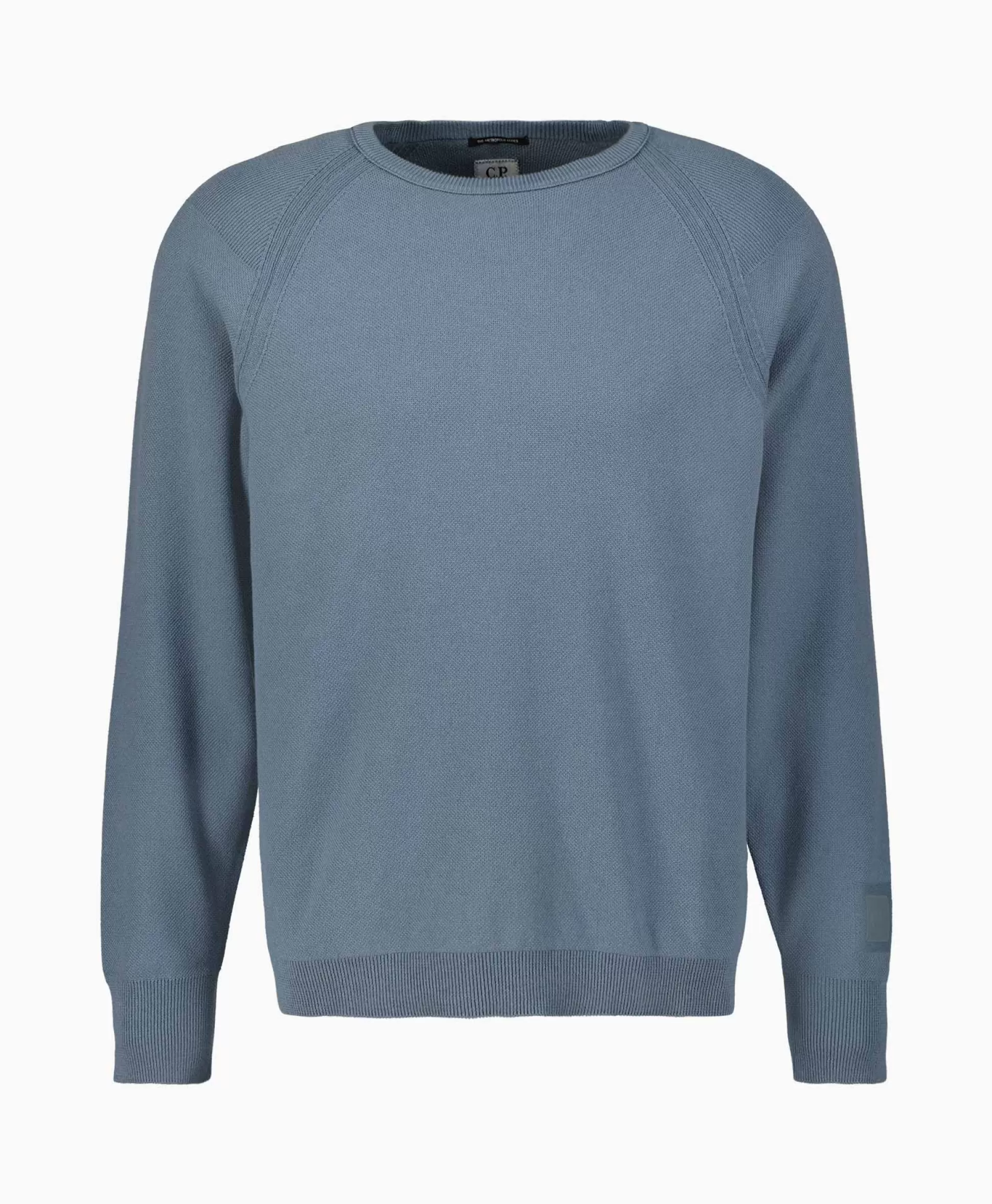 Store Pullover Metropolis Cotton Stretch Blauw Heren Truien