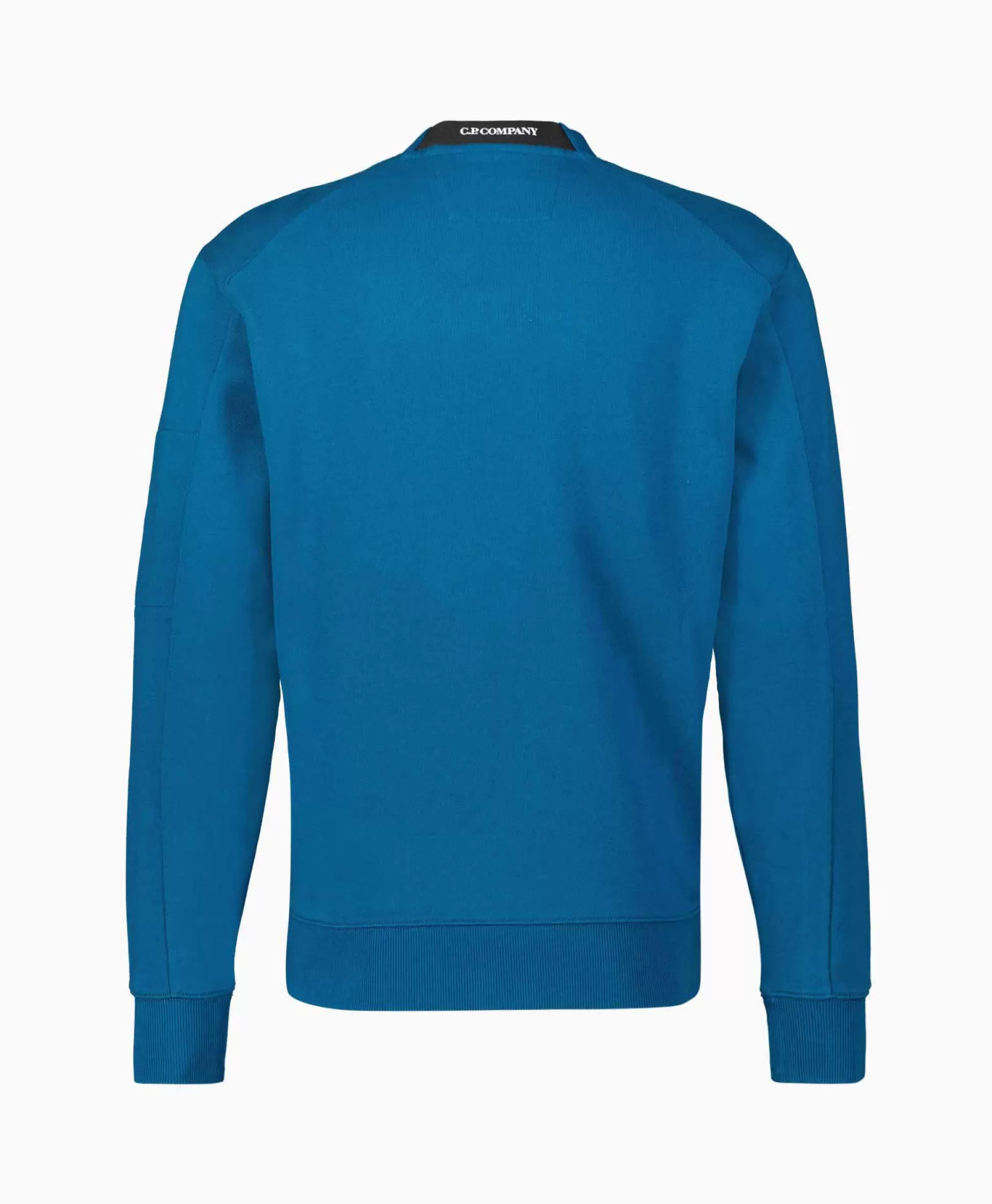 Sale Sweater Diagonal Raised Fleece Blauw Heren Truien