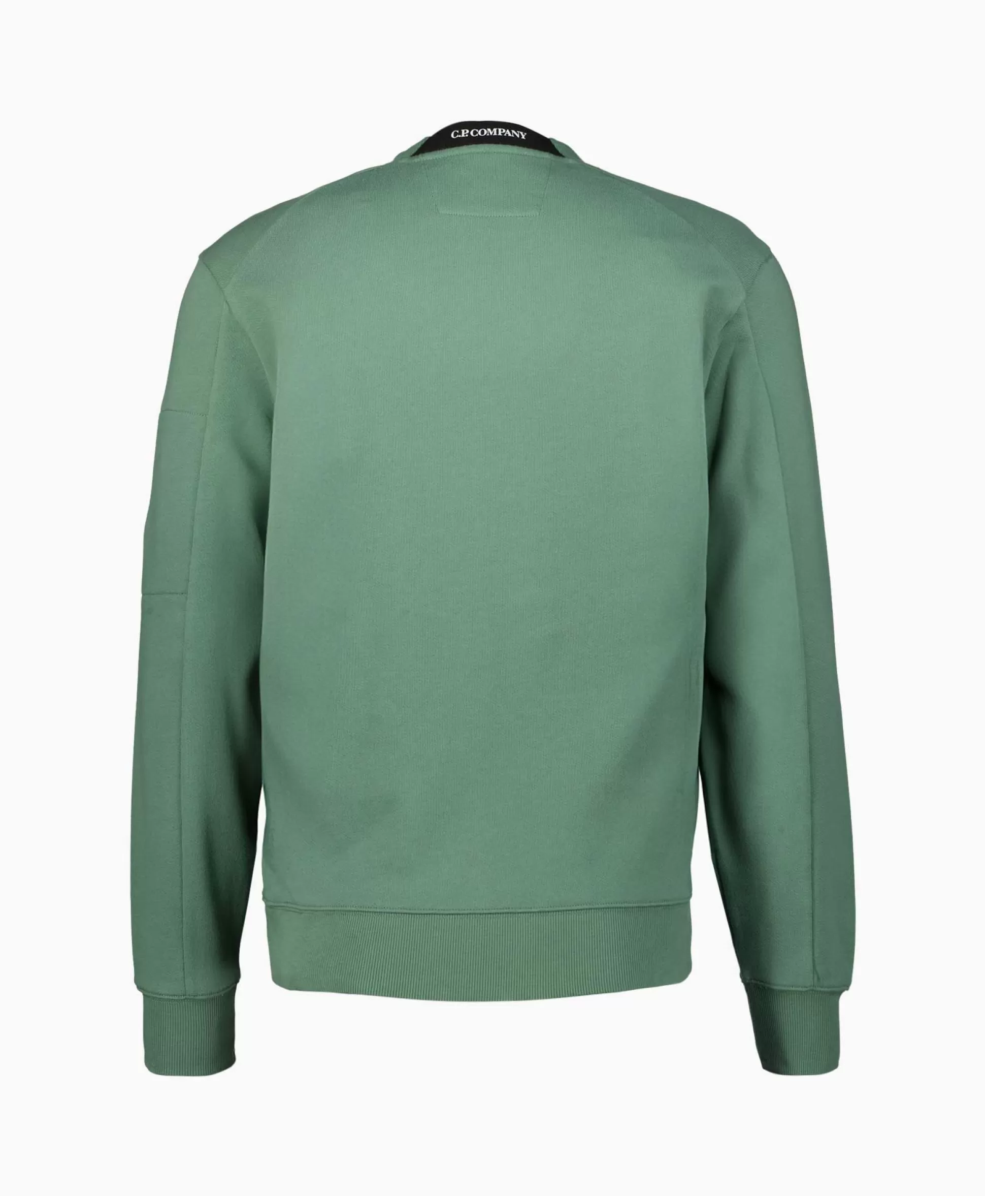 Best Sale Sweater Diagonal Raised Fleece Licht Groen Heren Truien