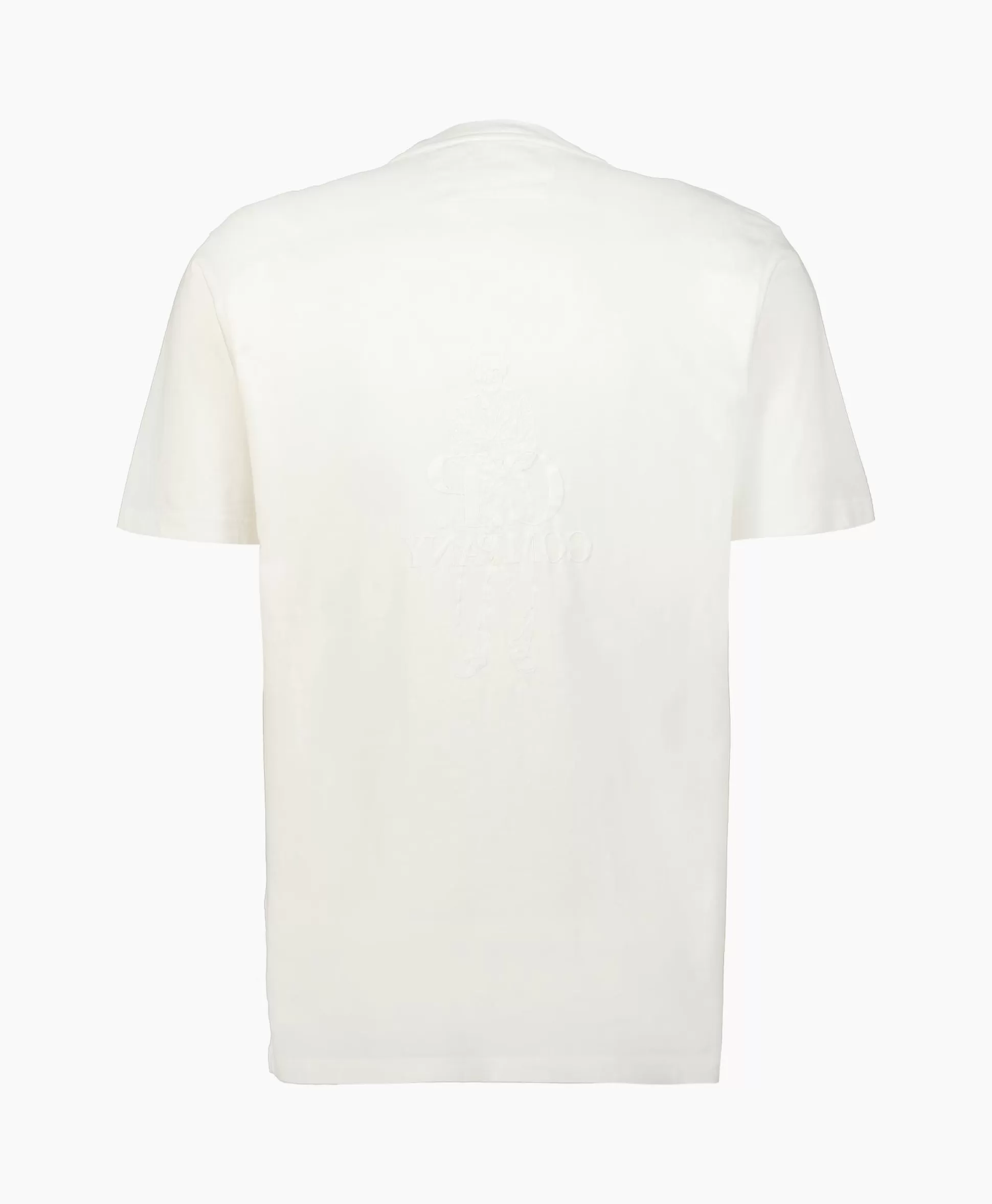 Online T-Shirt Korte Mouw Jersey Artisinal Card Wit Heren T-Shirts