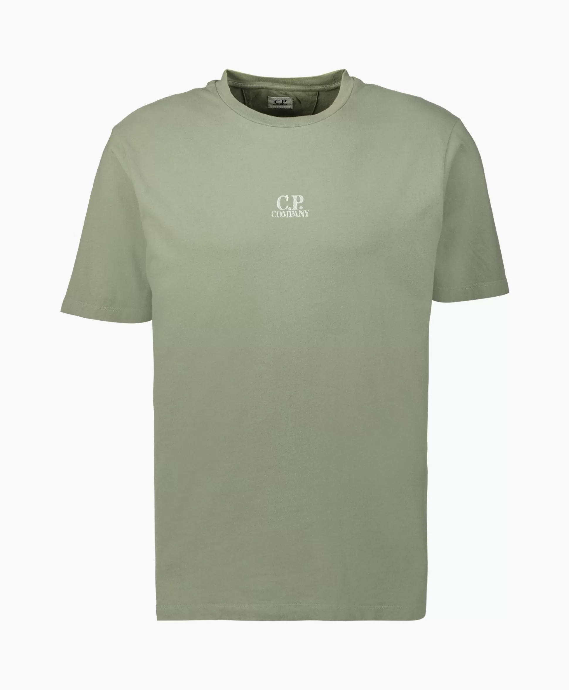 Cheap T-Shirt Korte Mouw Jersey Artisinal Three Cards Groen Heren T-Shirts