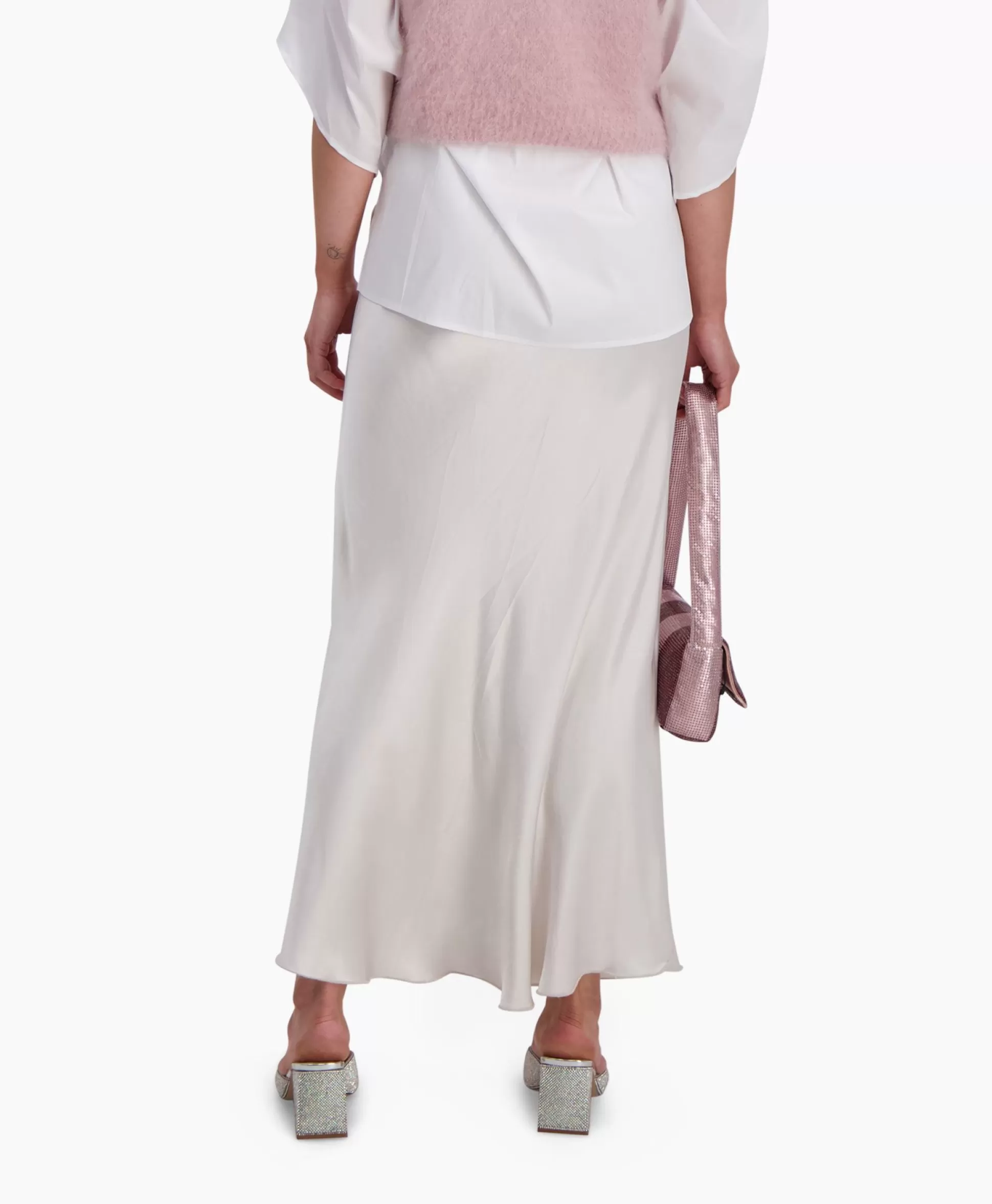 Store D'Arc Midi Rok Padova Beige Dames Rokken